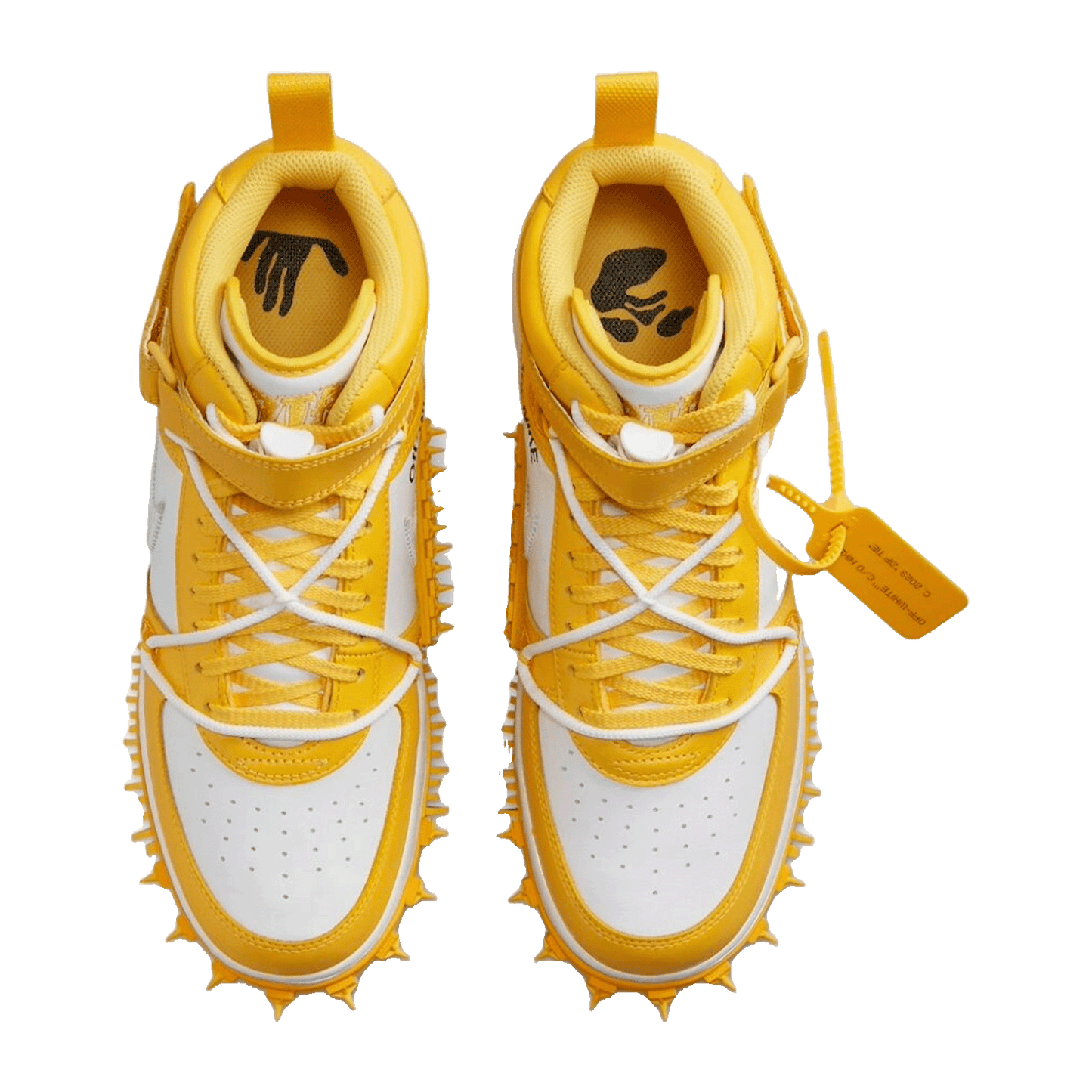 Nike Air Force 1 Mid SP Off-White Varsity Maize Oben