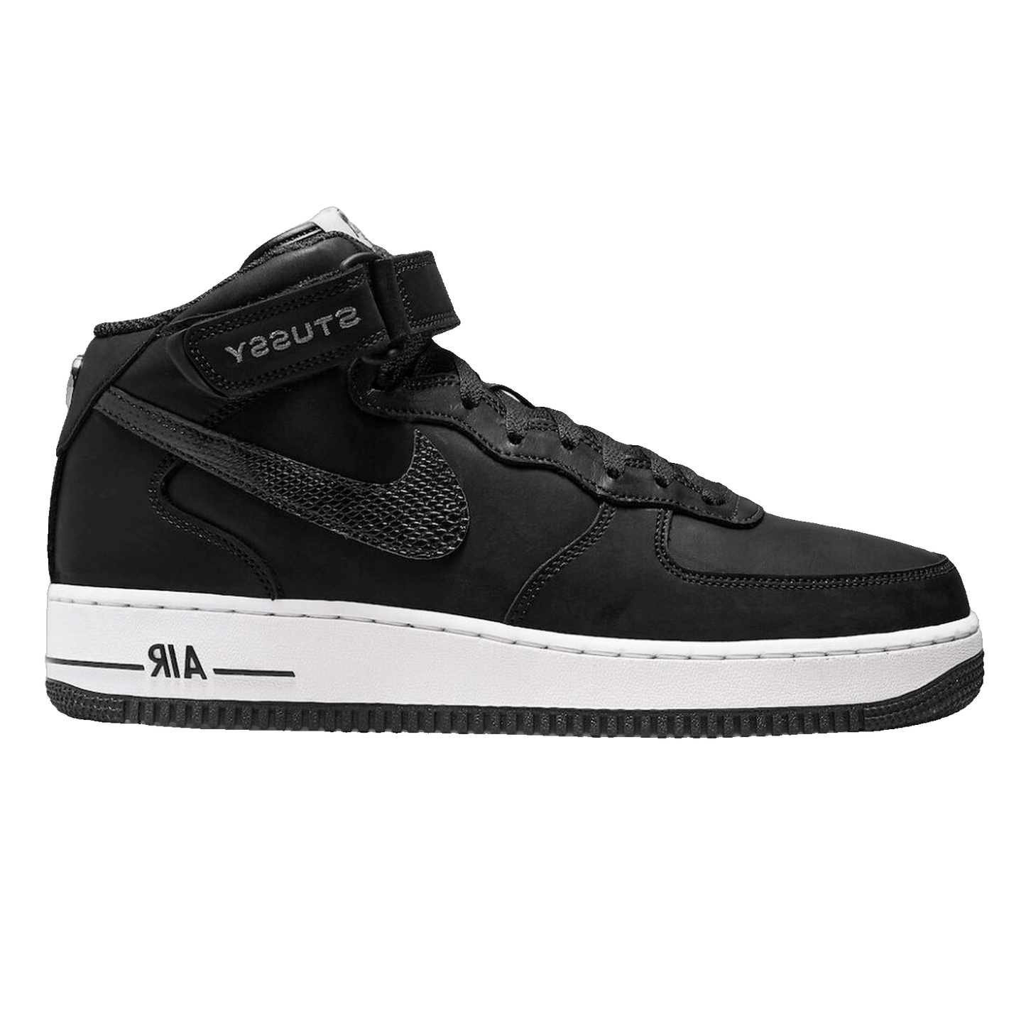 Nike Air Force 1 Mid Stussy Black White