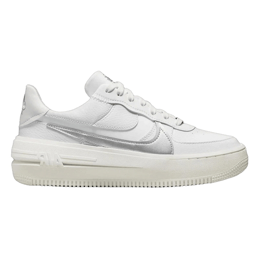 Nike Air Force 1 PLT.AF.ORM Summit White Metalic Silver (W)
