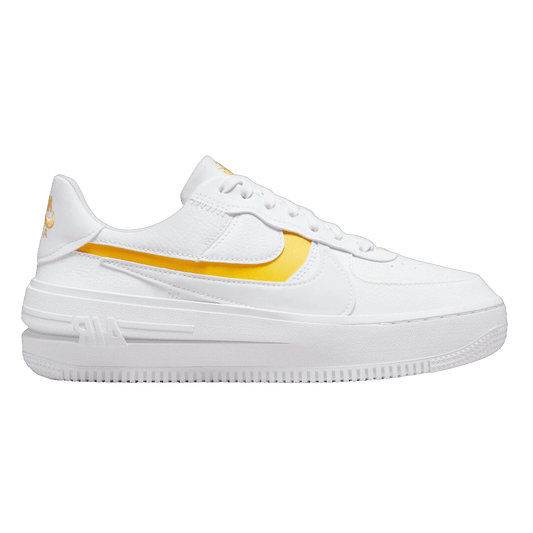 Nike Air Force 1 PLT.AF.ORM White Yellow Ochre (W)