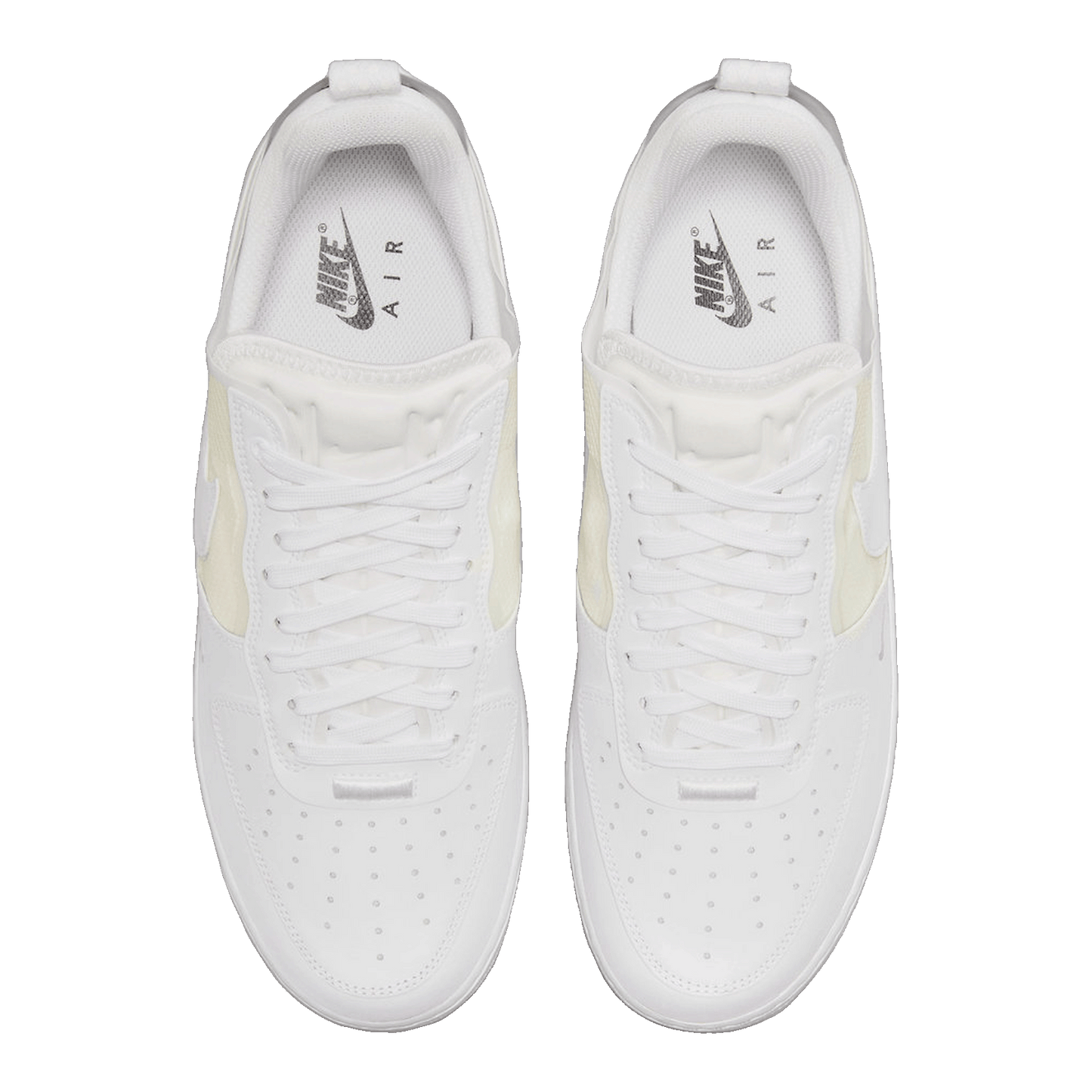 Nike Air Force 1 React Triple White Oben