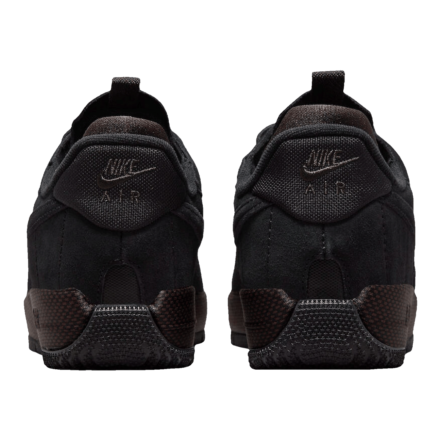 Nike Air Force 1 Wild Low Black Velvet Brown (W) Back