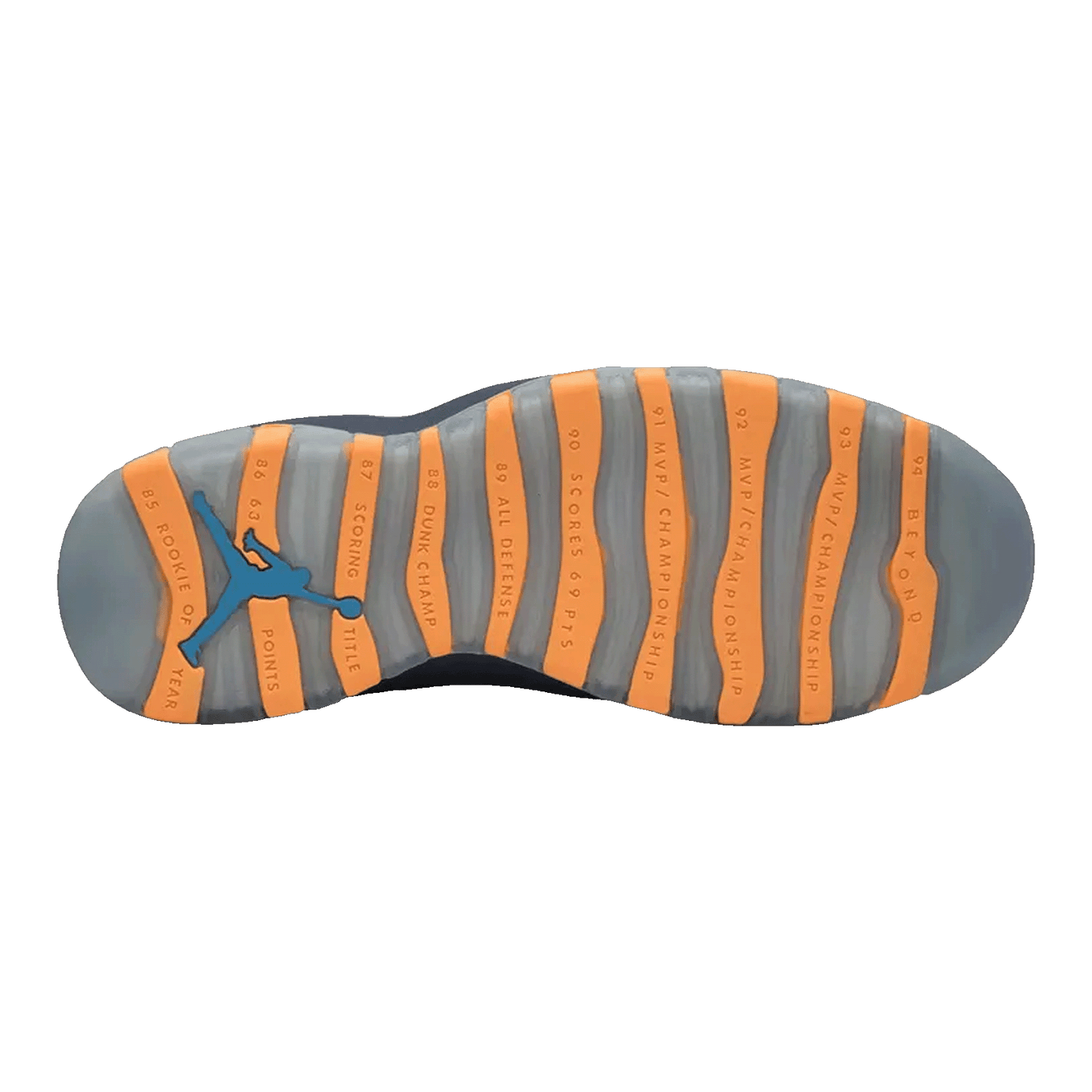 Nike Air Jordan 10 Retro Bobcats Sohle 310805-026