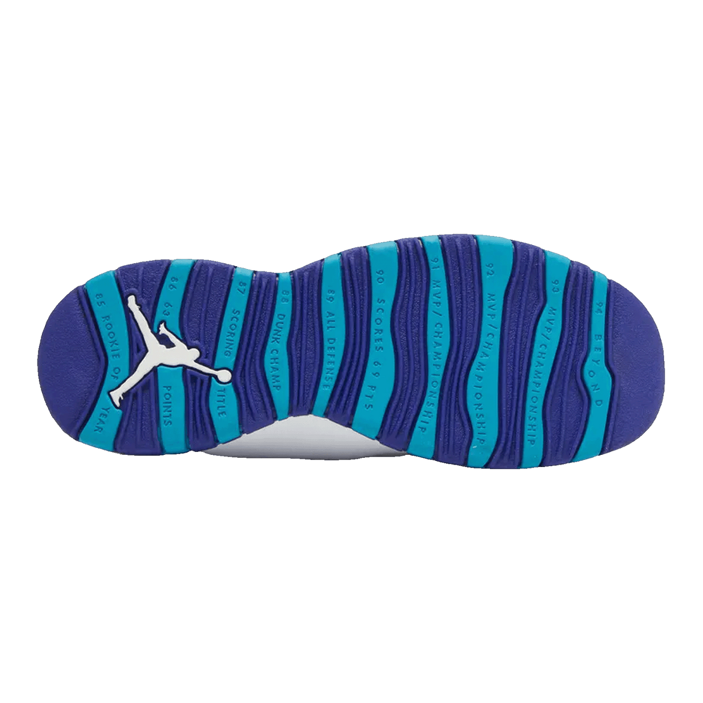 Nike Air Jordan 10 Retro Charlotte (2016) (GS) Sohle