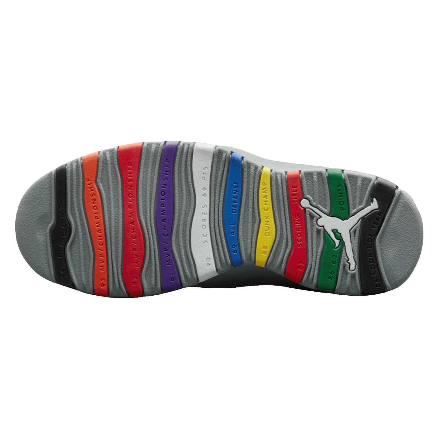 Nike Air Jordan 10 Retro Cool Grey Sohle