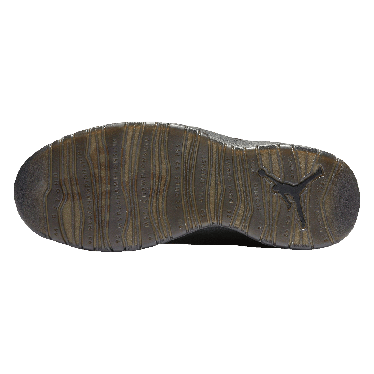 Nike Air Jordan 10 Retro Drake OVO Black Sohle