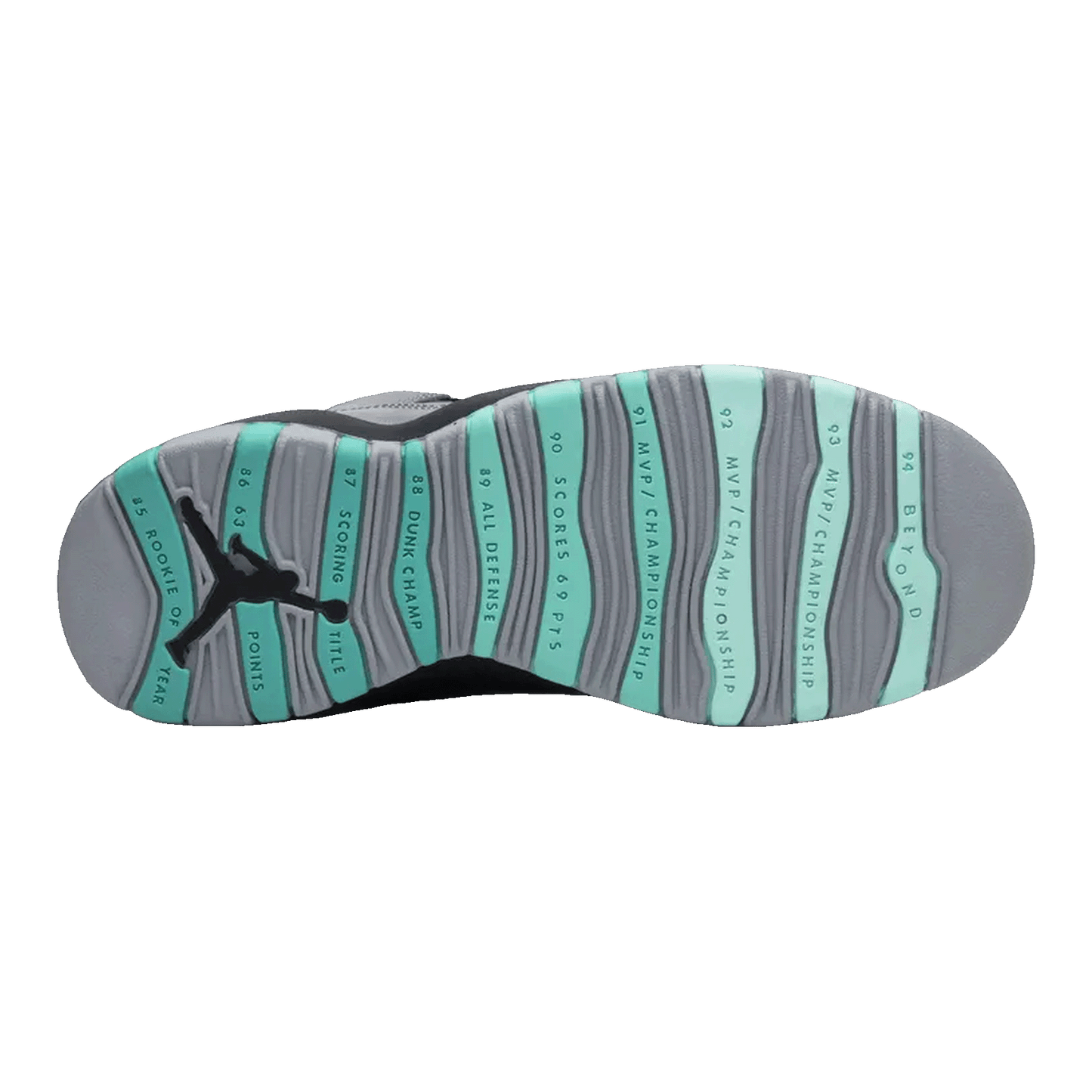 Nike Air Jordan 10 Retro Lady Liberty (GS) Sohle 705179-045