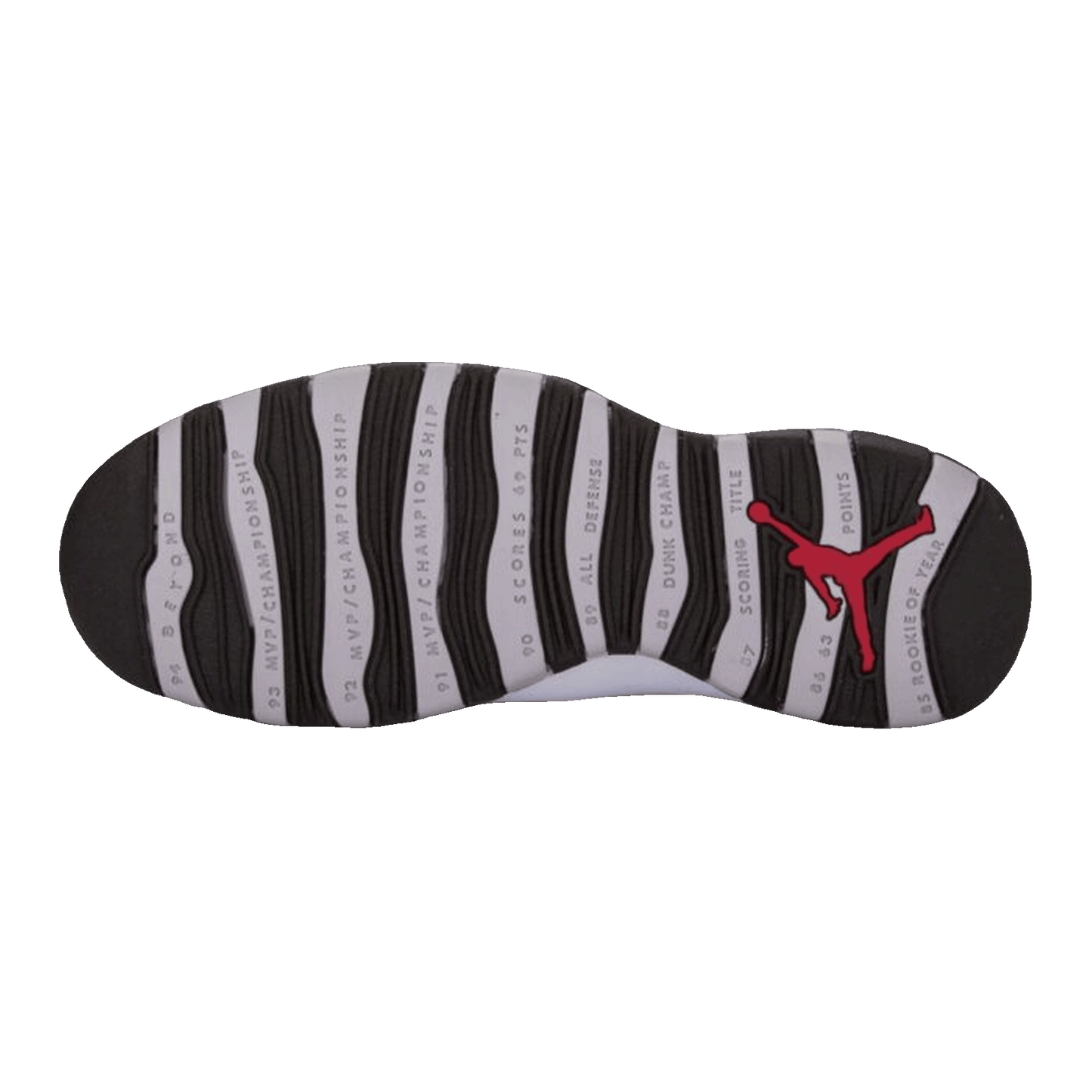 Nike Air Jordan 10 Retro Steel (2013) Sohle 310805-103