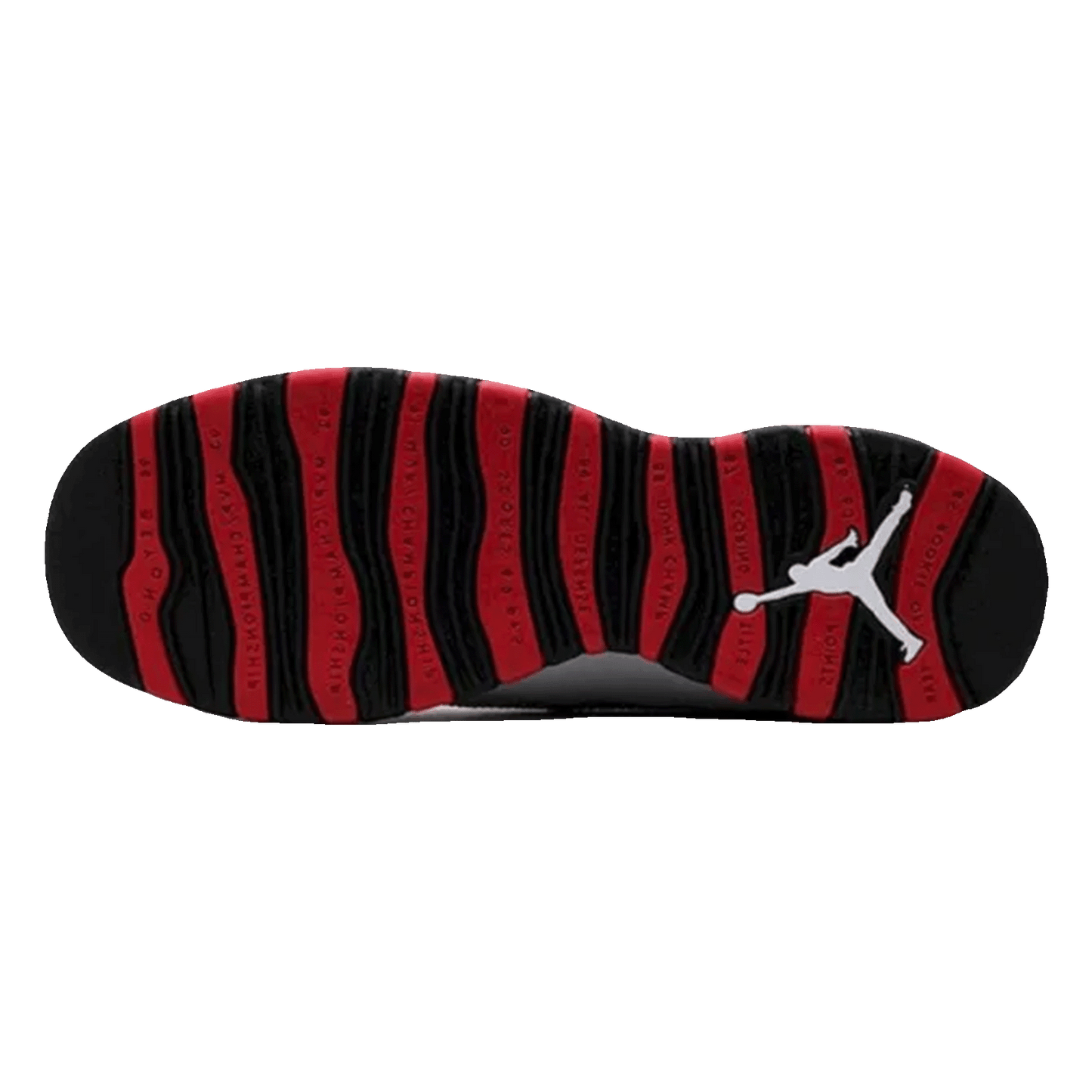 Nike Air Jordan 10 Retro Wolf Grey Black Legion (GS) Sohle