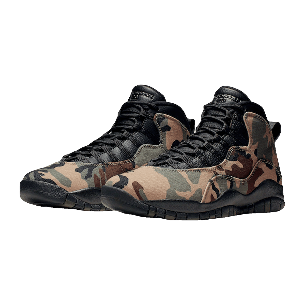 Nike Air Jordan 10 Retro Woodland Camo Side 310805-201