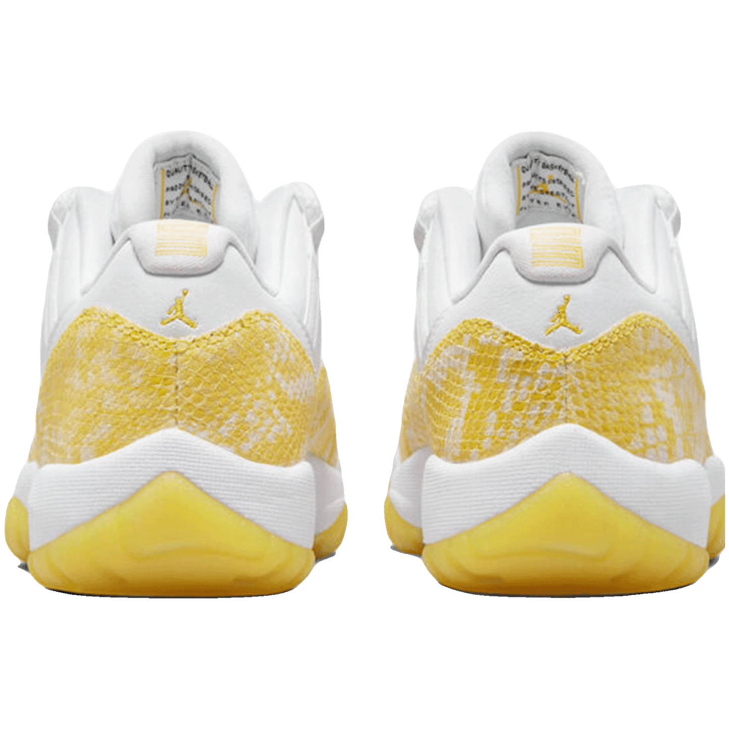 Nike Air Jordan 11 Retro Low Yellow Snakeskin (W) Back