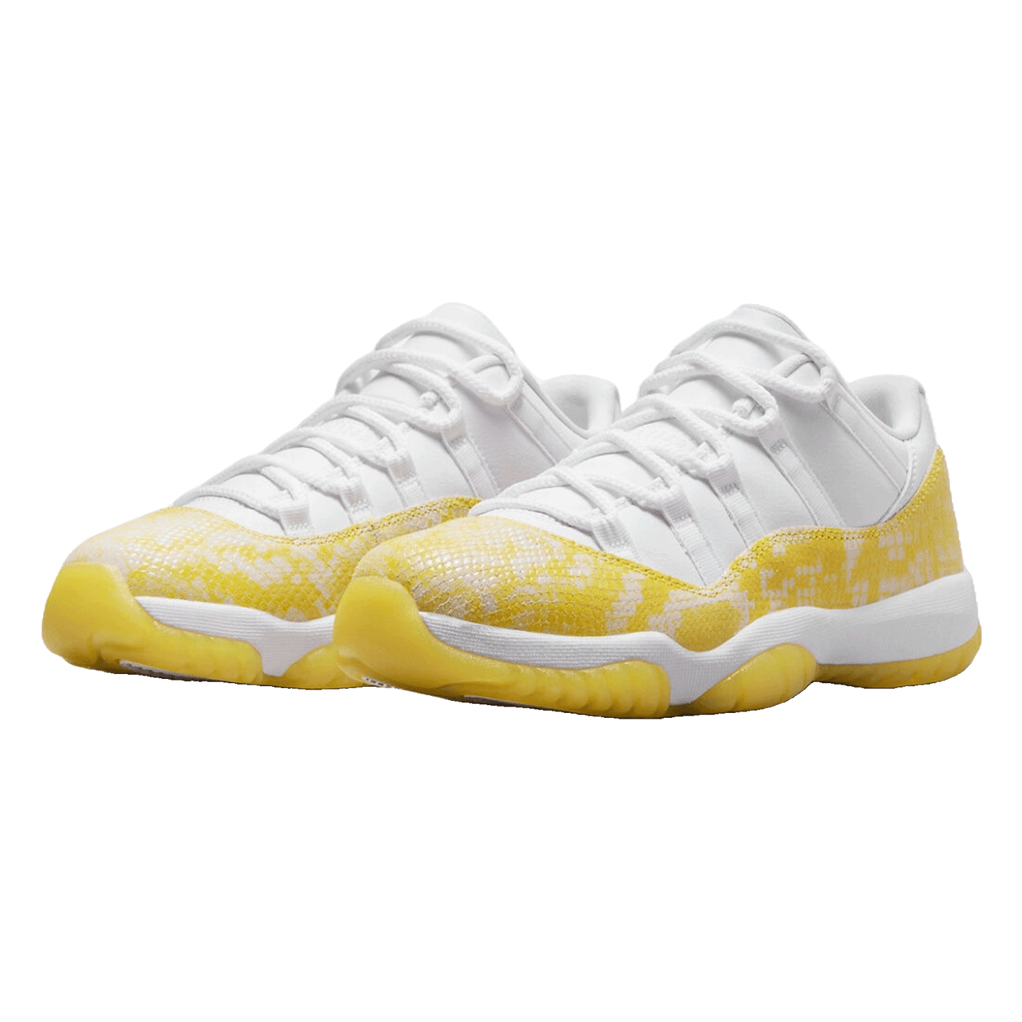 Nike Air Jordan 11 Retro Low Yellow Snakeskin (W) Side
