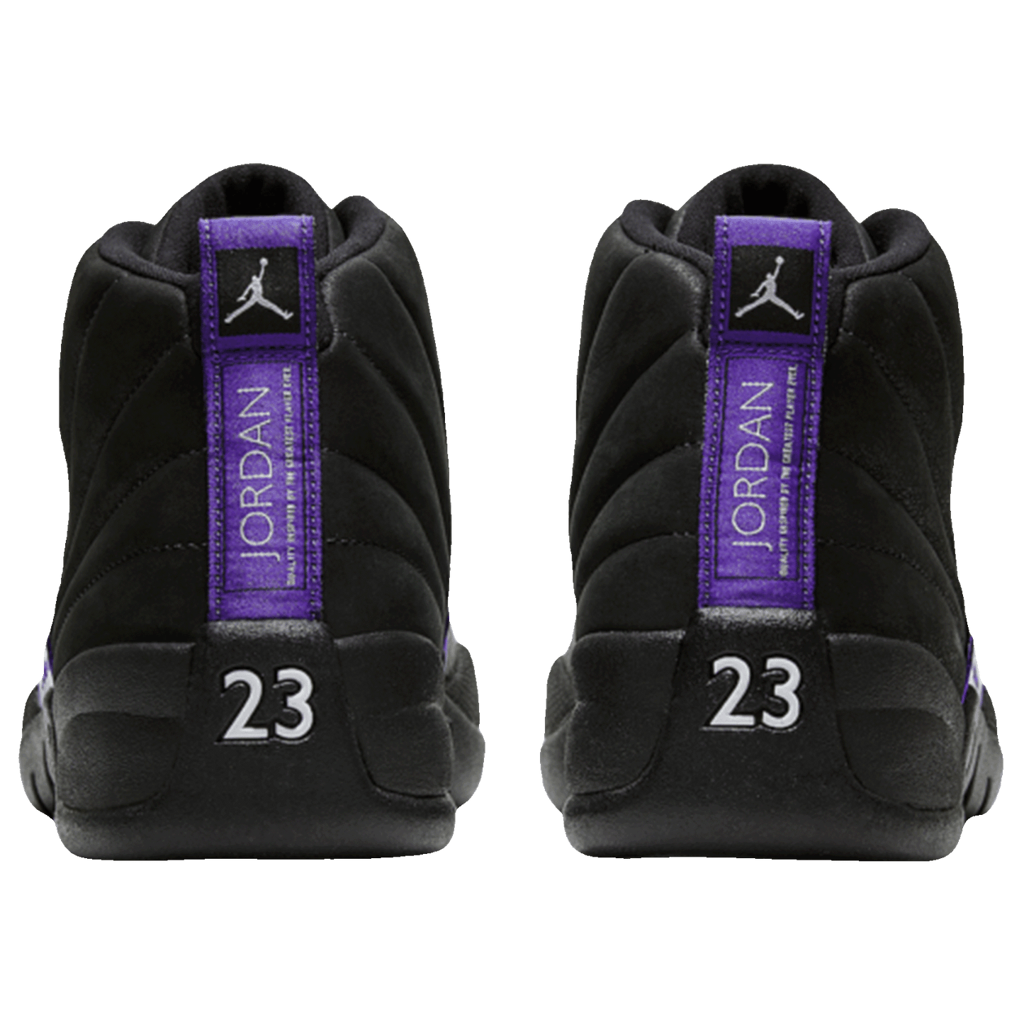 Nike Air Jordan 12 Retro Black Dark Concord Back