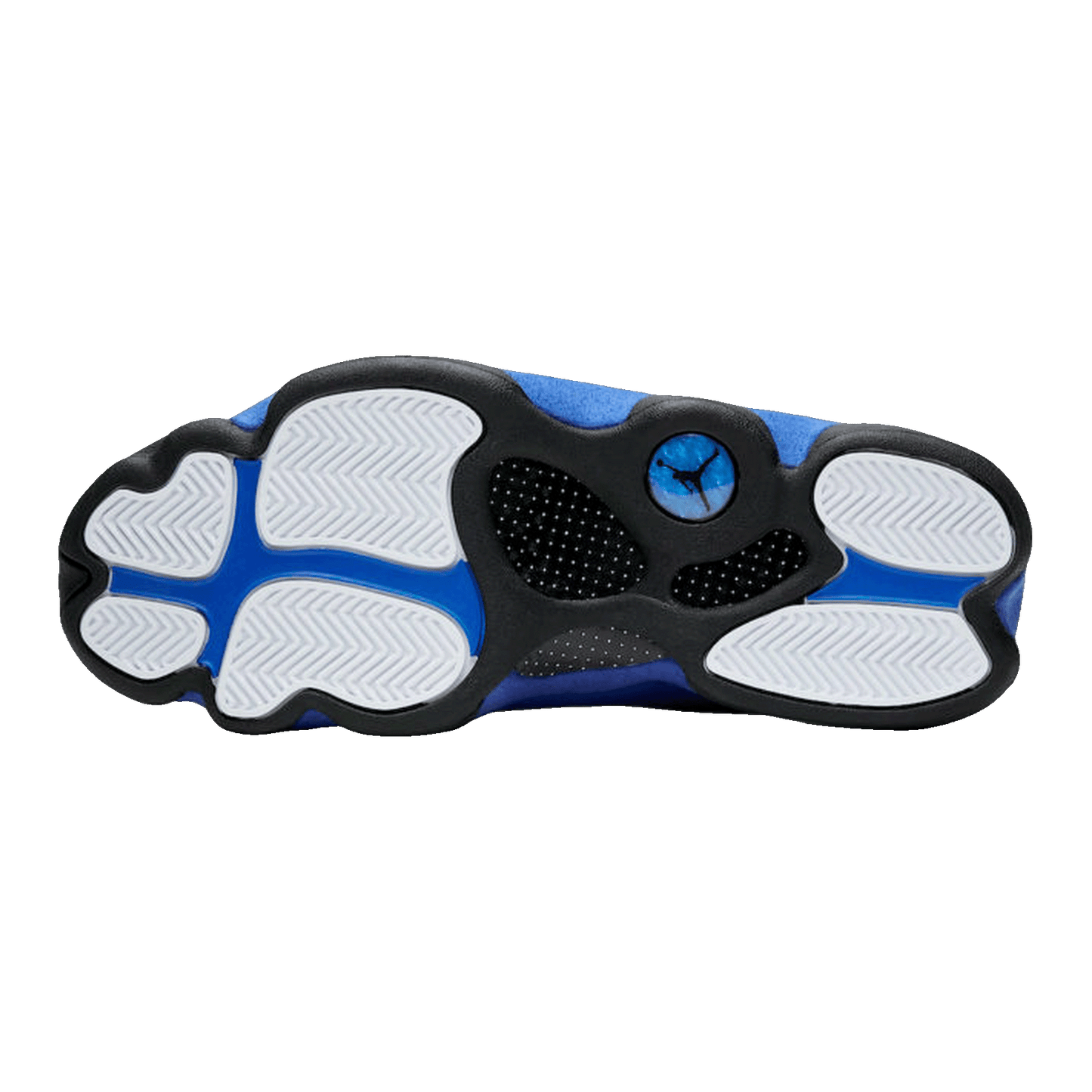 Nike Air Jordan 13 Retro Black Hyper Royal (GS) Sohle 884129-040