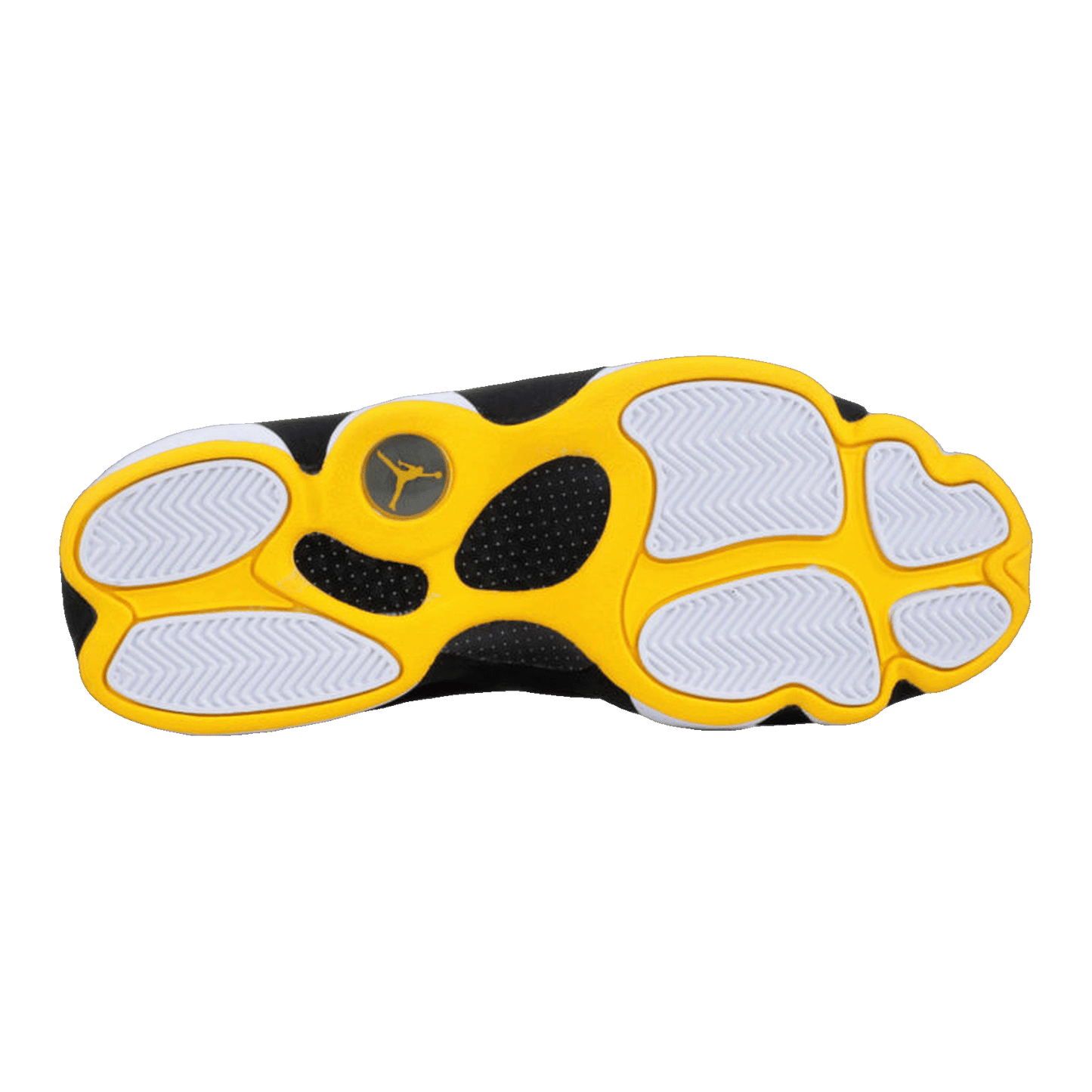 Nike Air Jordan 13 Retro Low Black Varsity Maize Sohle
