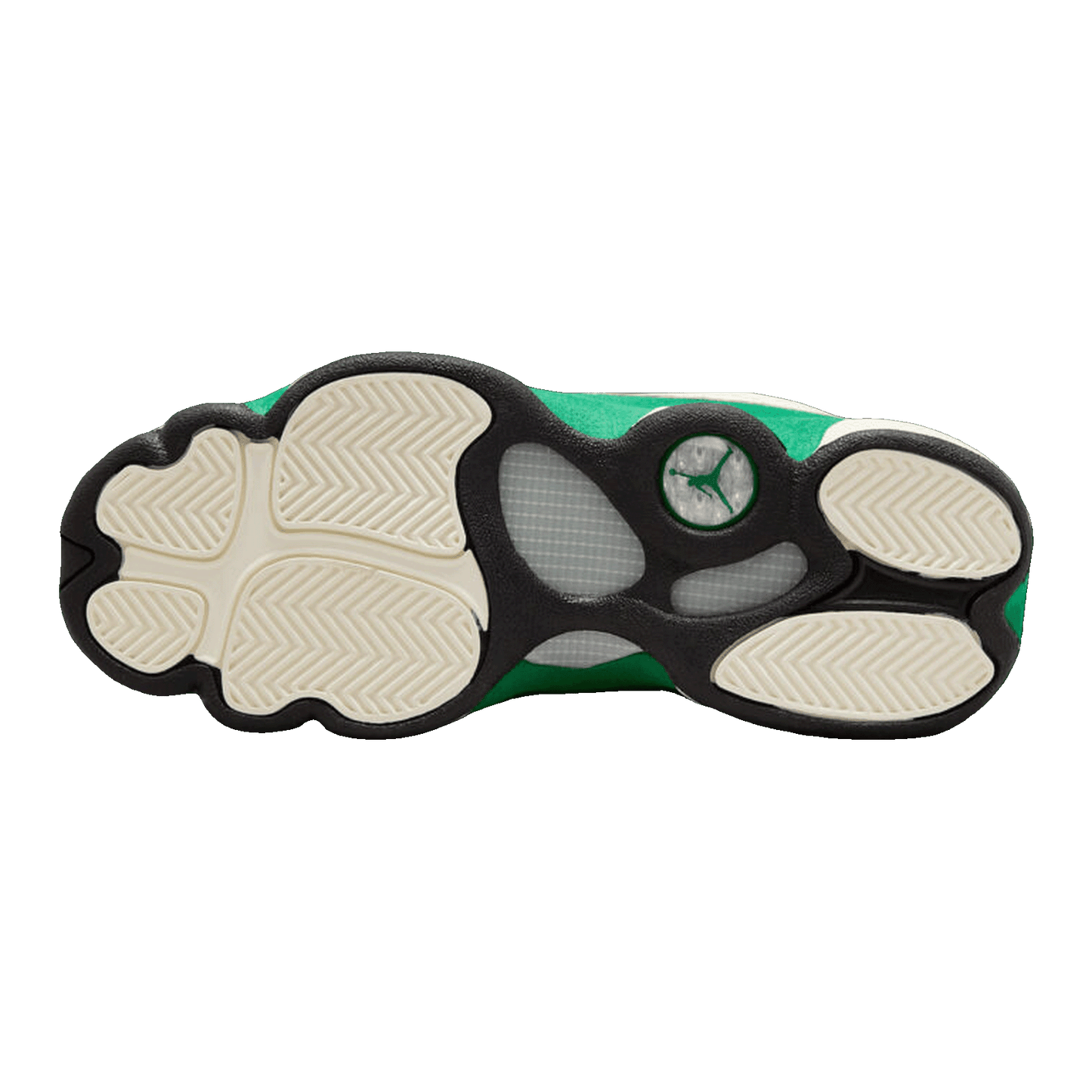 Nike Air Jordan 13 Retro Sail Pine Green (GS) Sohle HQ0780-103