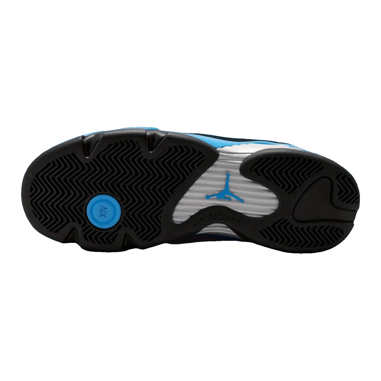 Nike Air Jordan 14 Retro Black University Blue (2026) Sohle 487471-007