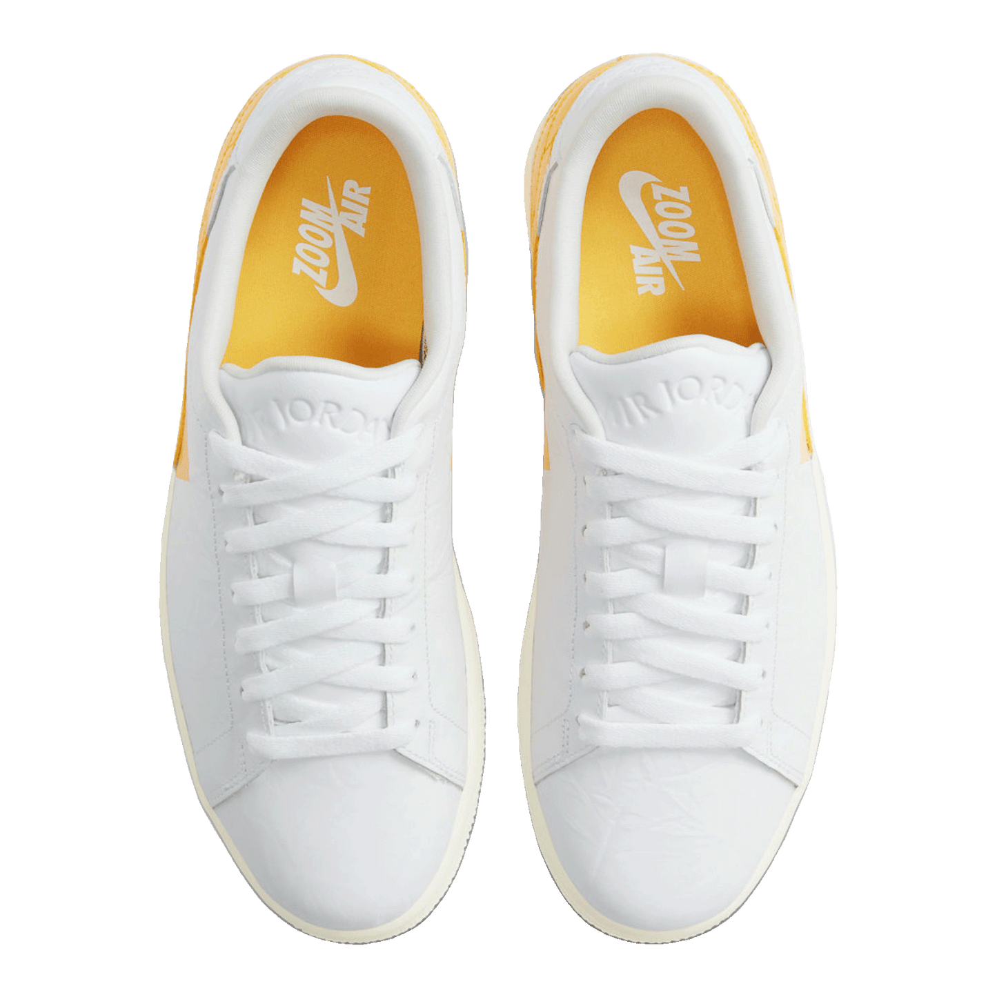 Nike Air Jordan 1 Centre Court White University Gold Oben