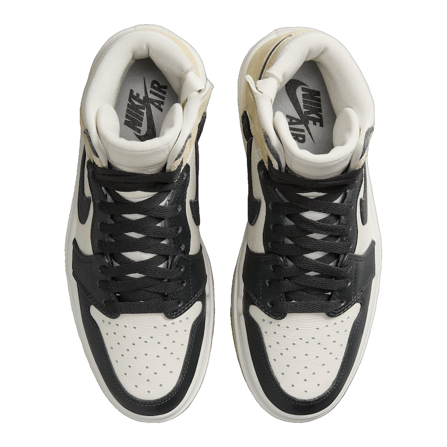Nike Air Jordan 1 Elevate High Beige Black Toe (W) Oben