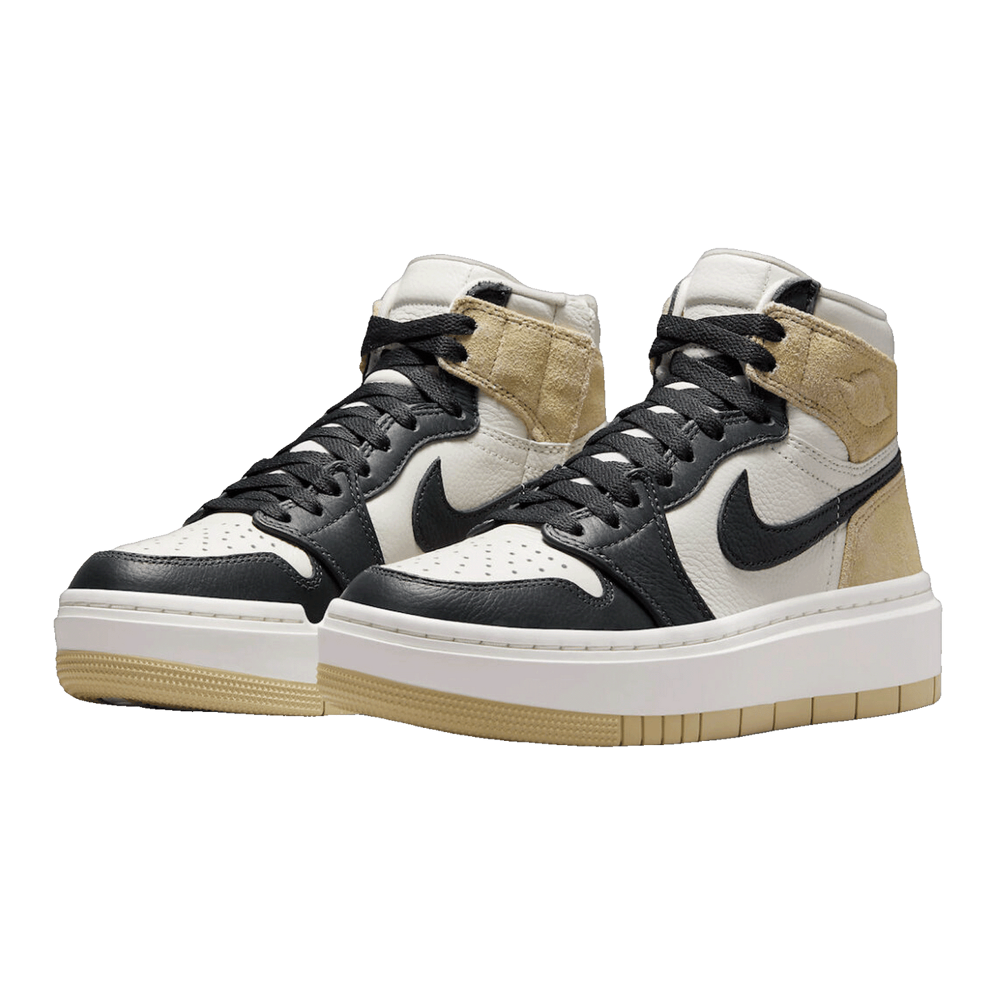 Nike Air Jordan 1 Elevate High Beige Black Toe (W) Side