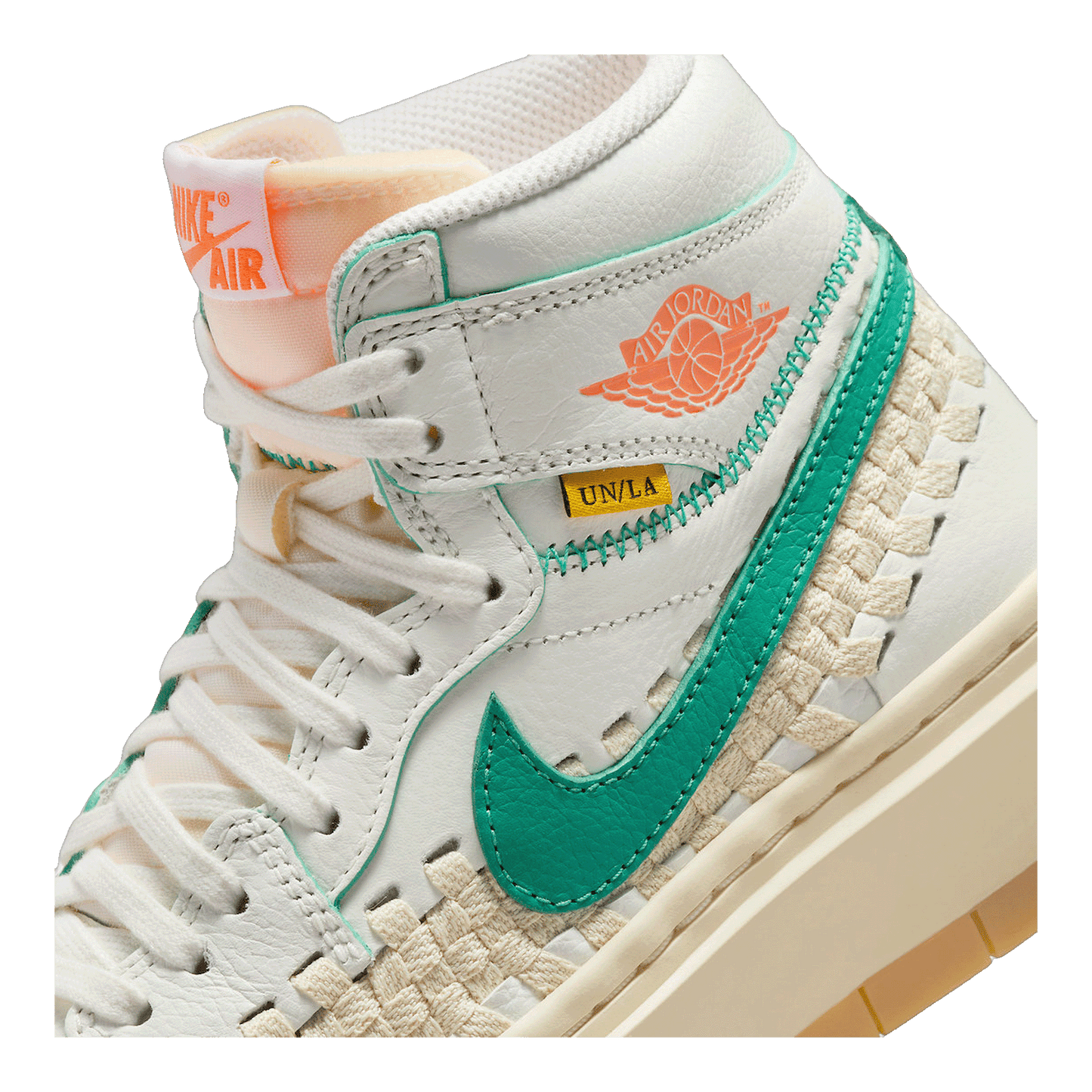 Nike Air Jordan 1 Elevate High SP Union LA Bephies Beauty Supply Summer of ‘96 (W) Detail