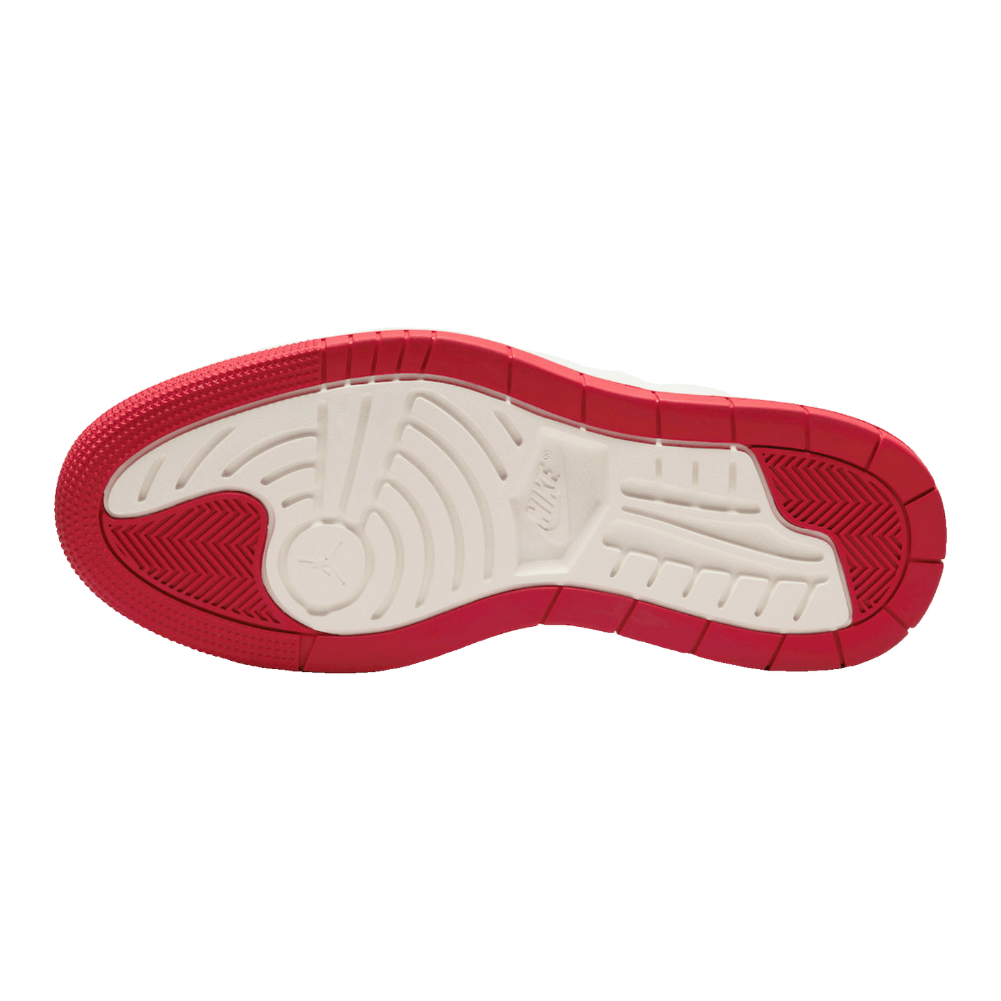 Nike Air Jordan 1 Elevate Low Dark Grey Varsity Red (W) Sohle
