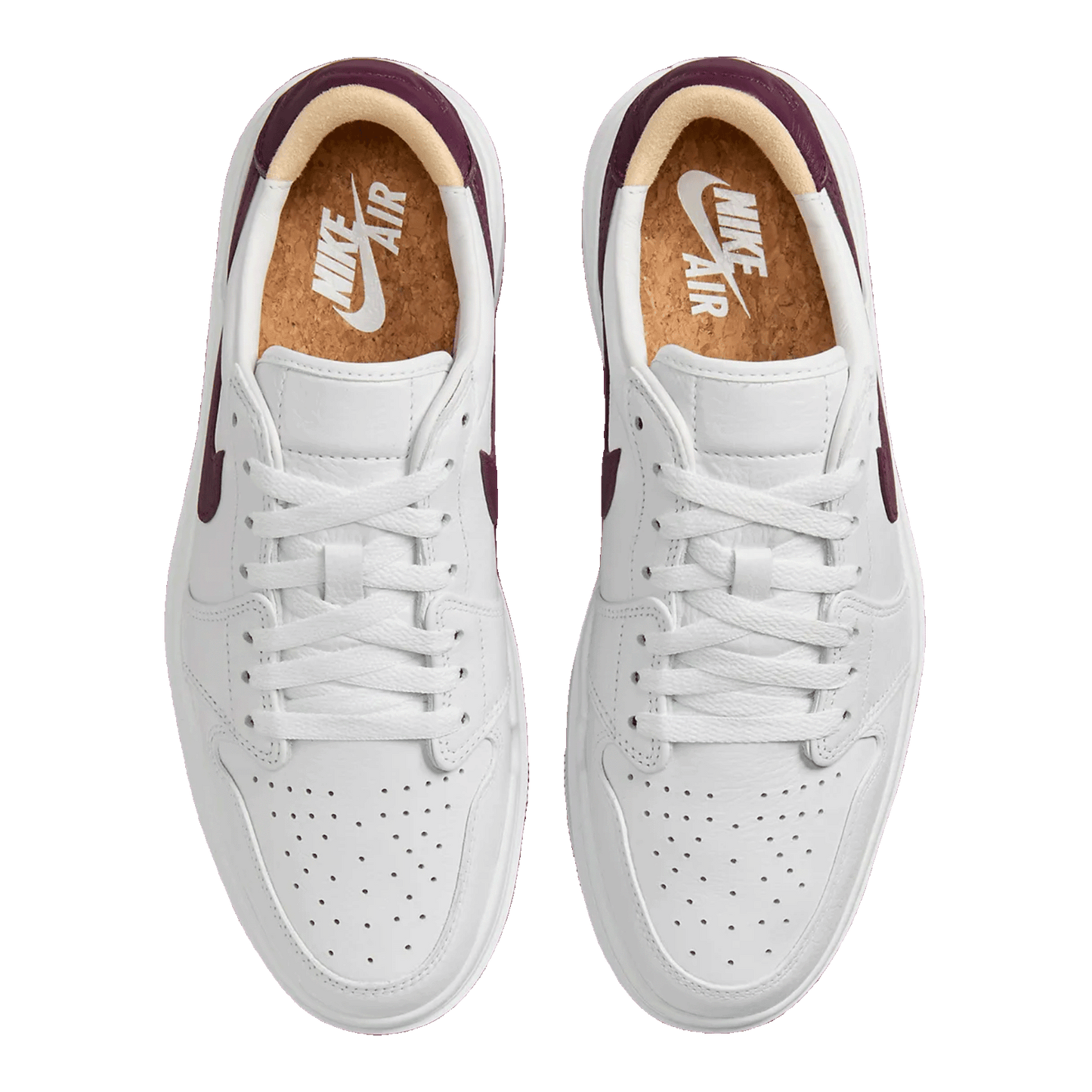 Nike Air Jordan 1 Elevate Low White Bordeaux (W) Oben