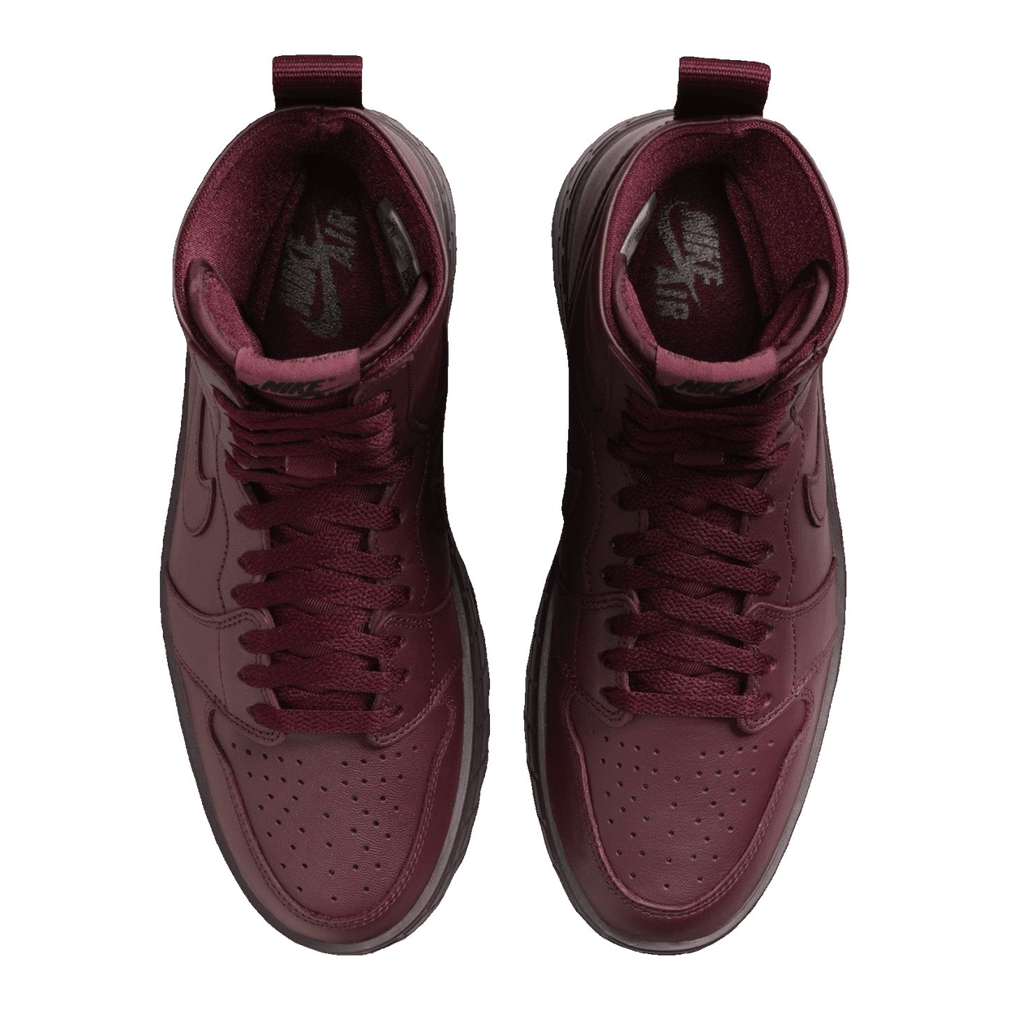 Nike Air Jordan 1 High Brooklyn Burgundy Crush (W) Oben
