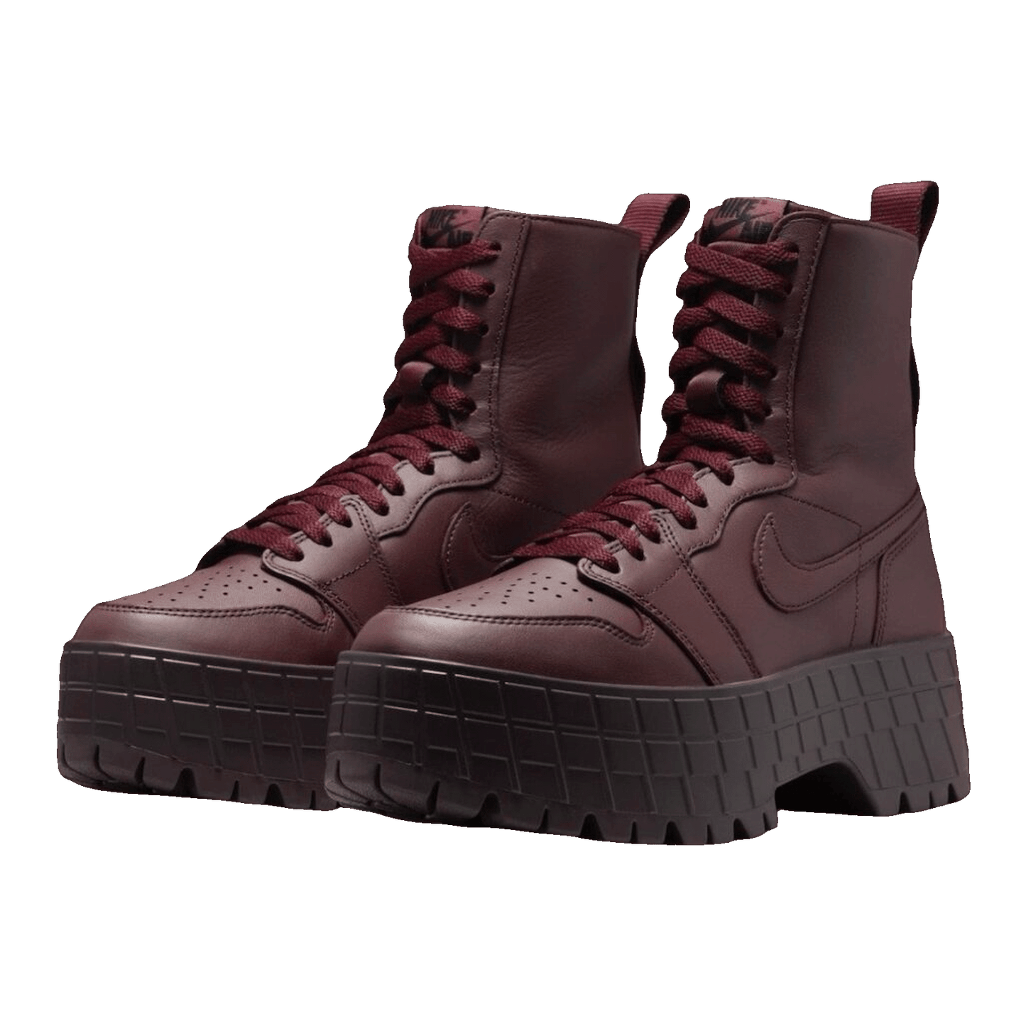 Nike Air Jordan 1 High Brooklyn Burgundy Crush (W) Side