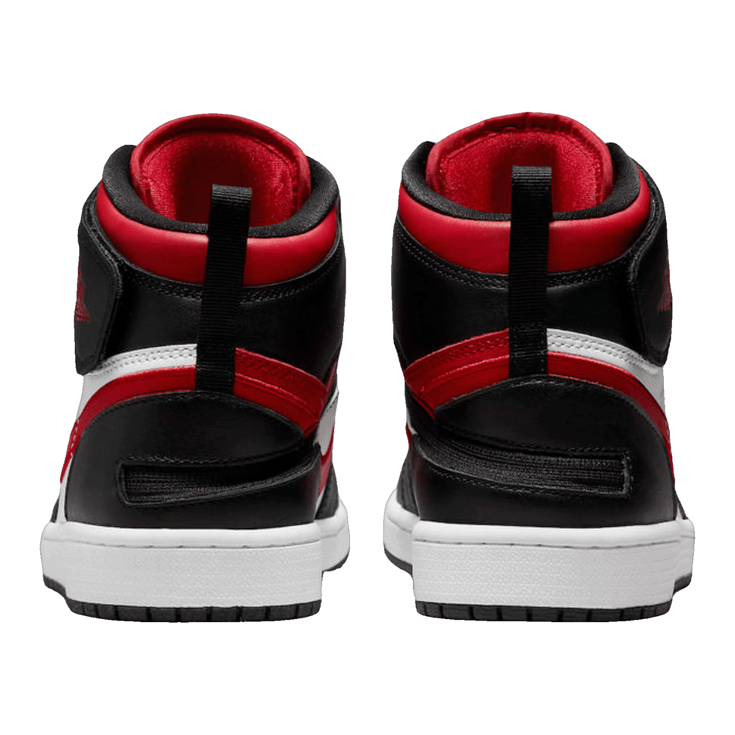 Nike Air Jordan 1 High FlyEase Black White Fire Red Back