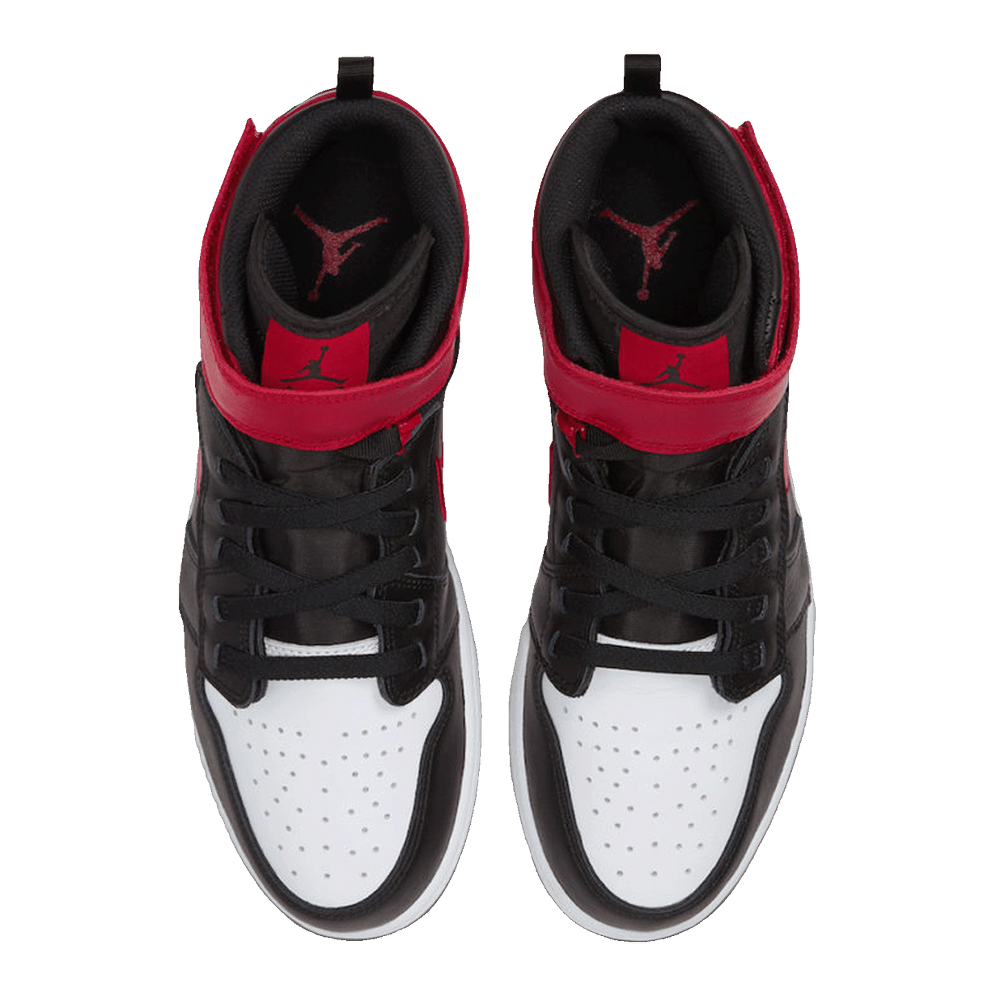 Nike Air Jordan 1 High FlyEase Bred White Toe Oben