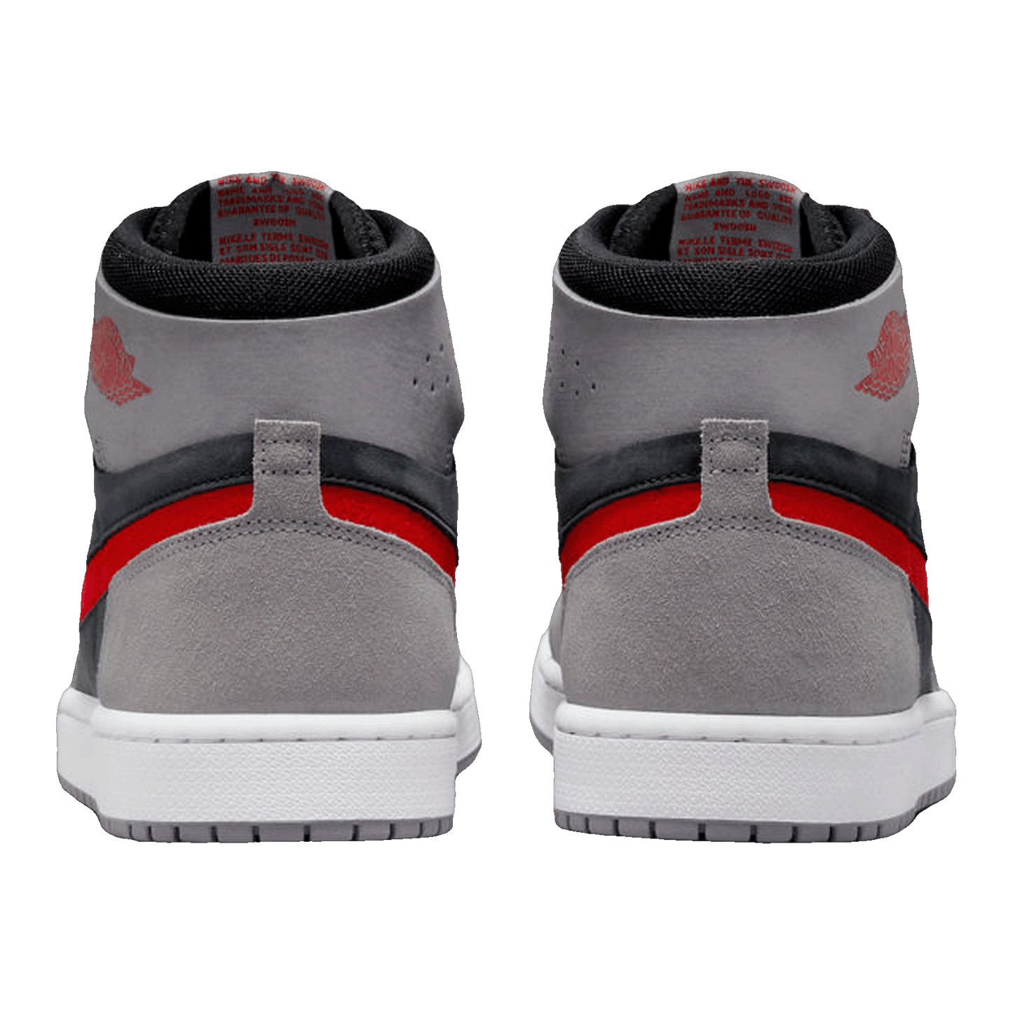 Nike Air Jordan 1 High Zoom Air CMFT 2 Black Fire Red Cement Back