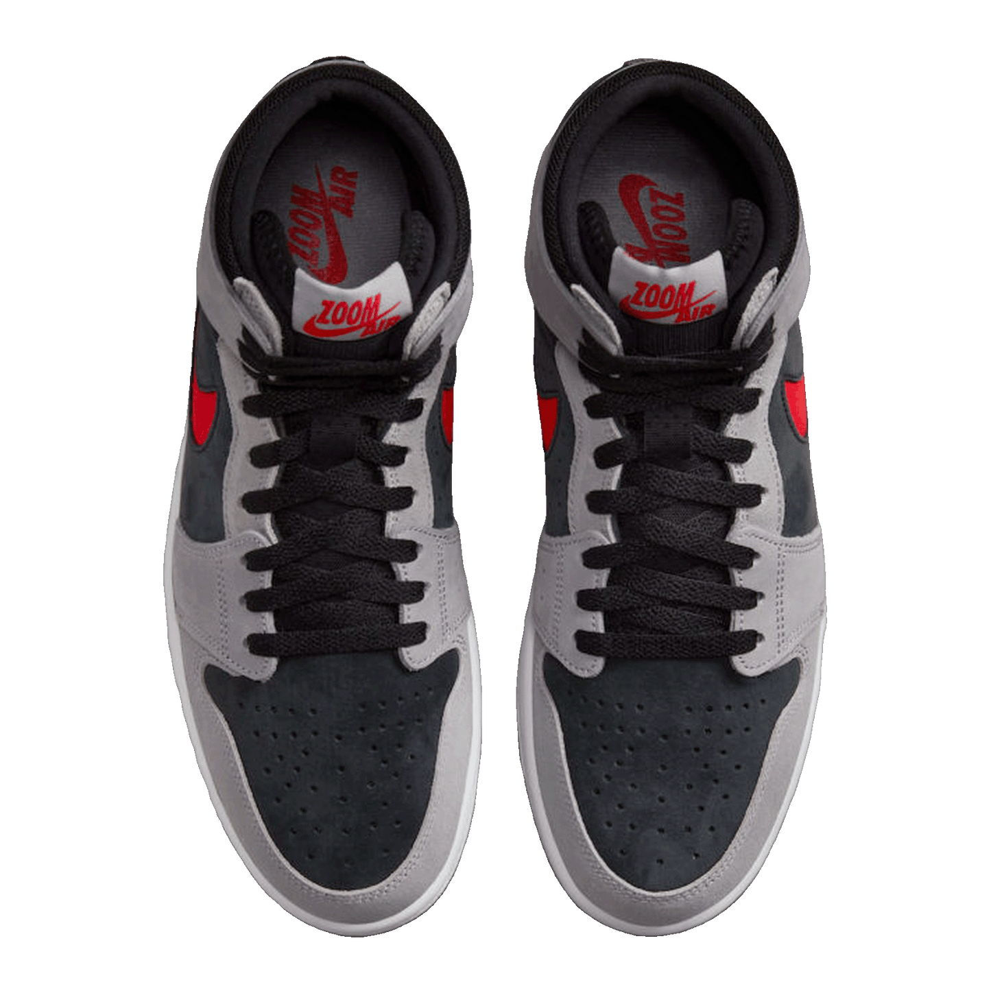 Nike Air Jordan 1 High Zoom Air CMFT 2 Black Fire Red Cement Oben