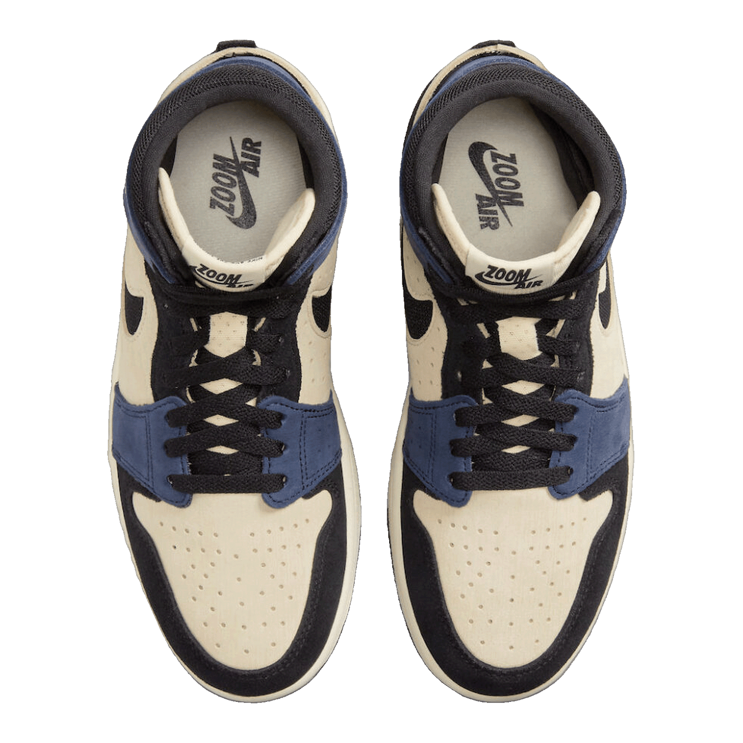 Nike Air Jordan 1 High Zoom Air CMFT 2 Muslin Blackened Blue Oben