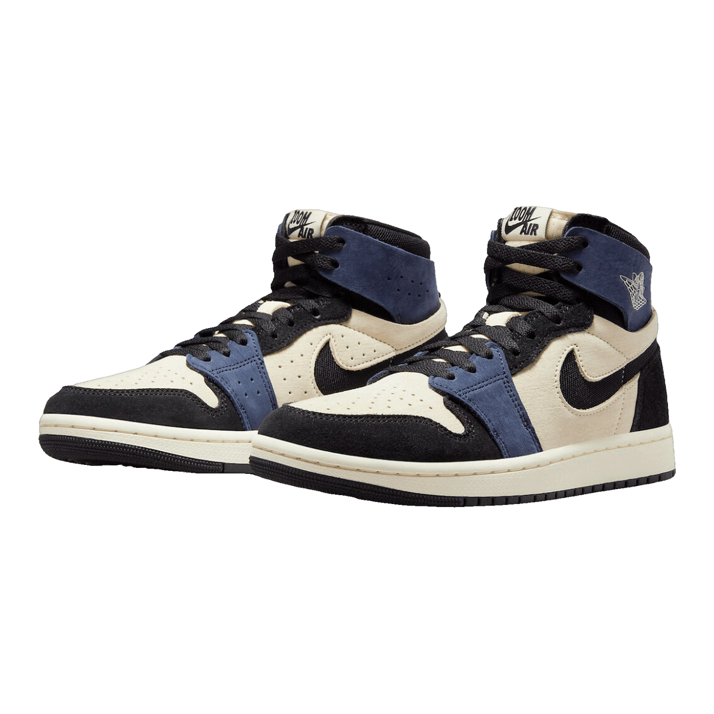 Nike Air Jordan 1 High Zoom Air CMFT 2 Muslin Blackened Blue Side