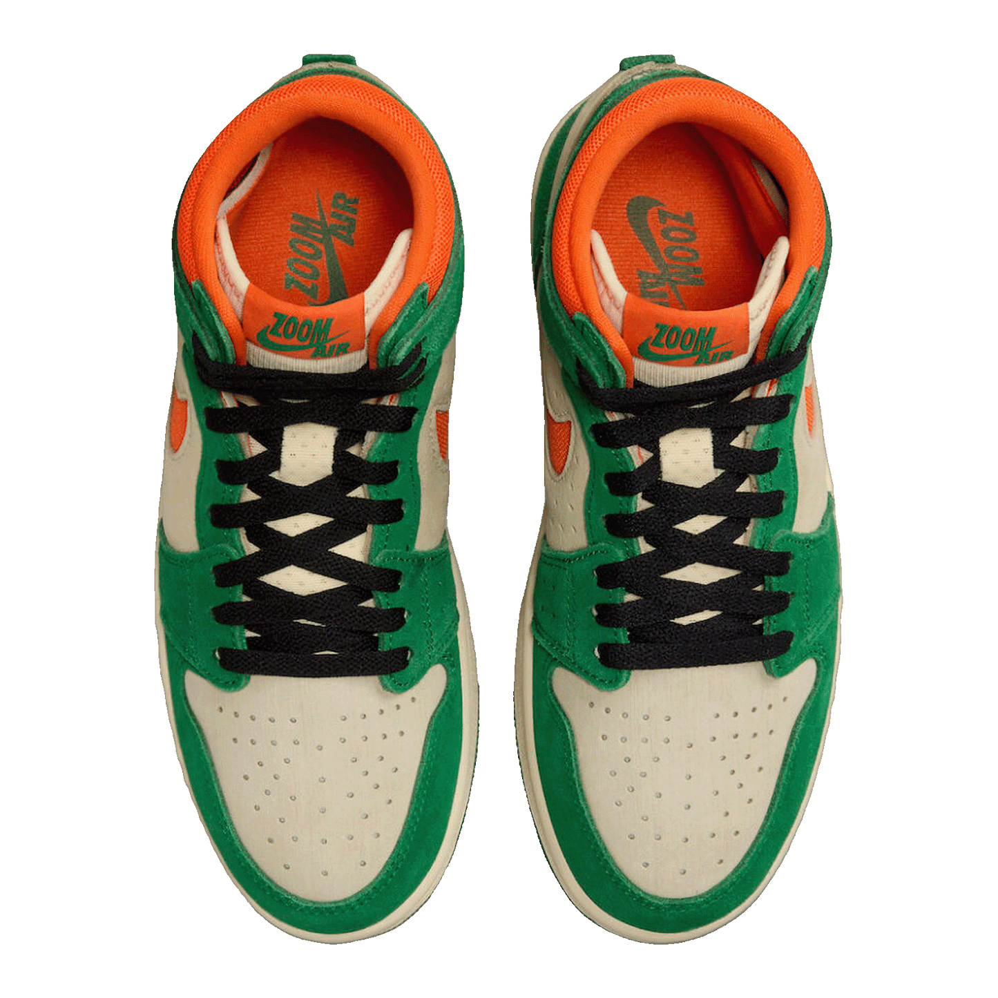 Nike Air Jordan 1 High Zoom Air CMFT 2 Pine Green Orange Blaze (W) Oben
