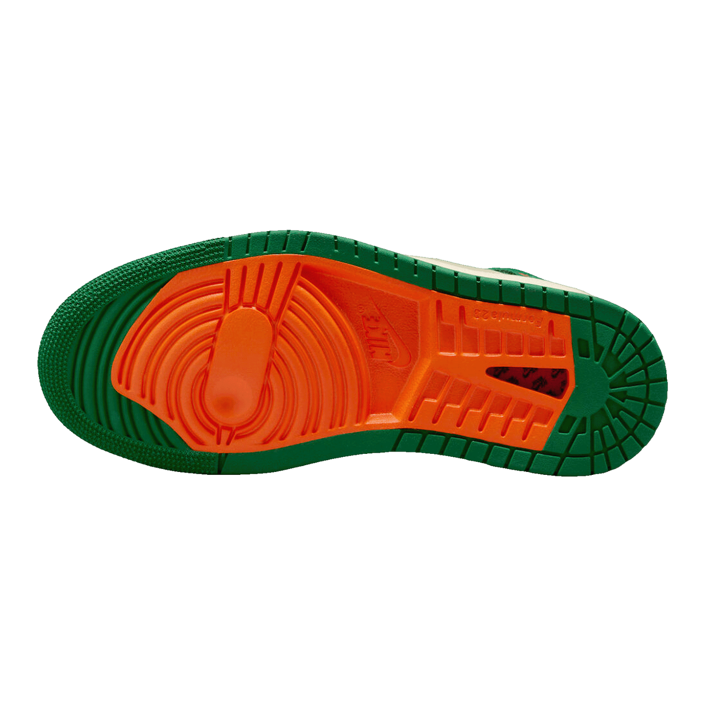 Nike Air Jordan 1 High Zoom Air CMFT 2 Pine Green Orange Blaze (W) Sohle
