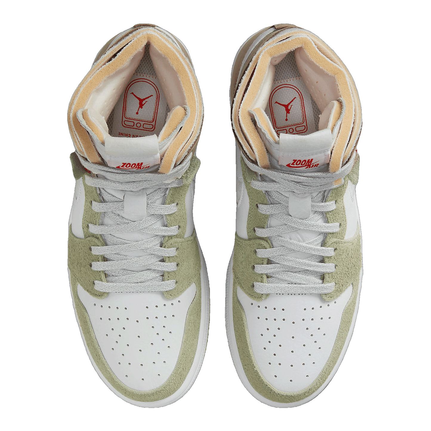 Nike Air Jordan 1 High Zoom Air CMFT Olive Aura (W) Oben