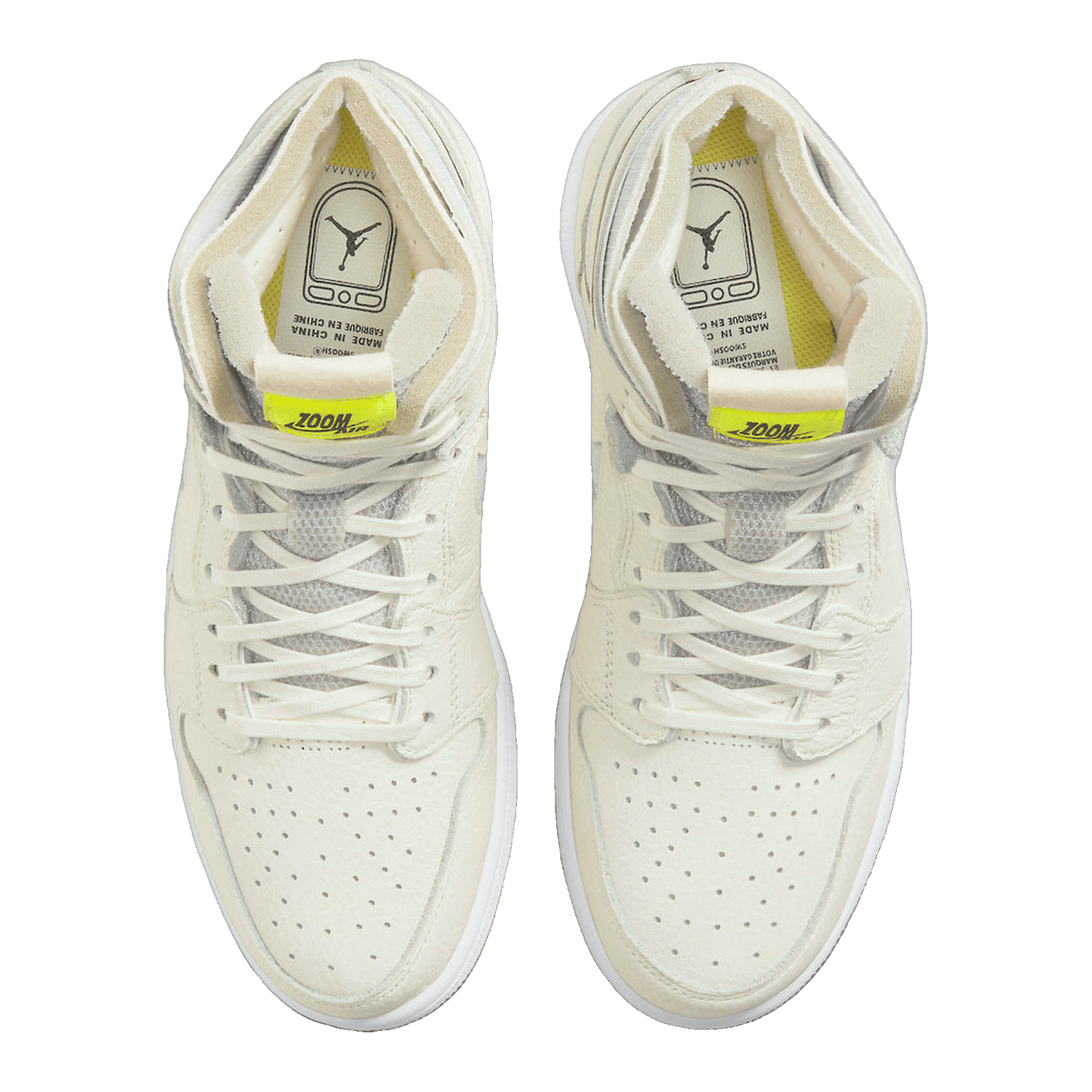 Nike Air Jordan 1 High Zoom Air CMFT Pearl White (W) Oben