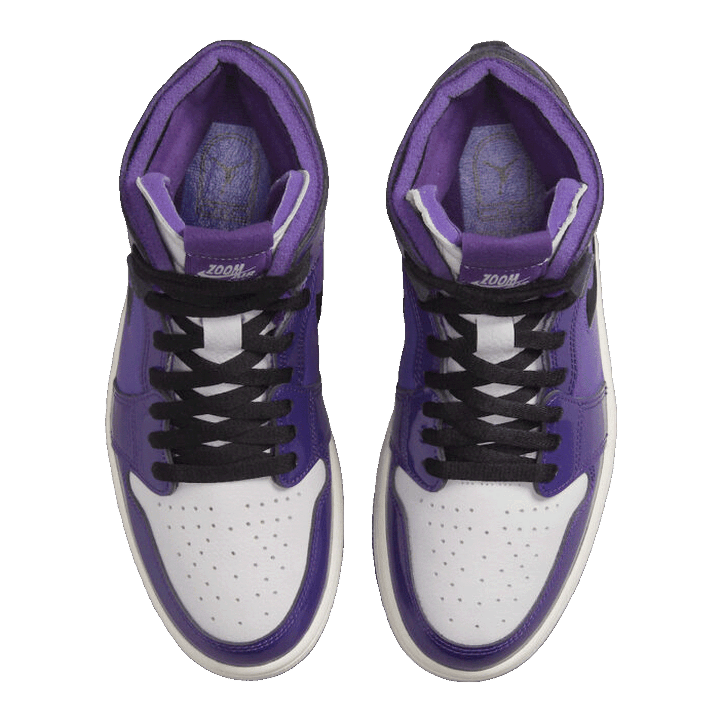 Nike Air Jordan 1 High Zoom Air CMFT Purple Patent (W) Oben