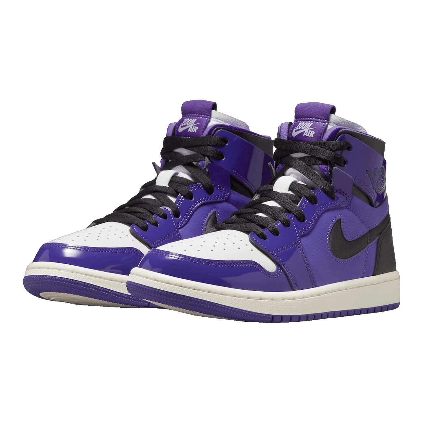 Nike Air Jordan 1 High Zoom Air CMFT Purple Patent (W) Side