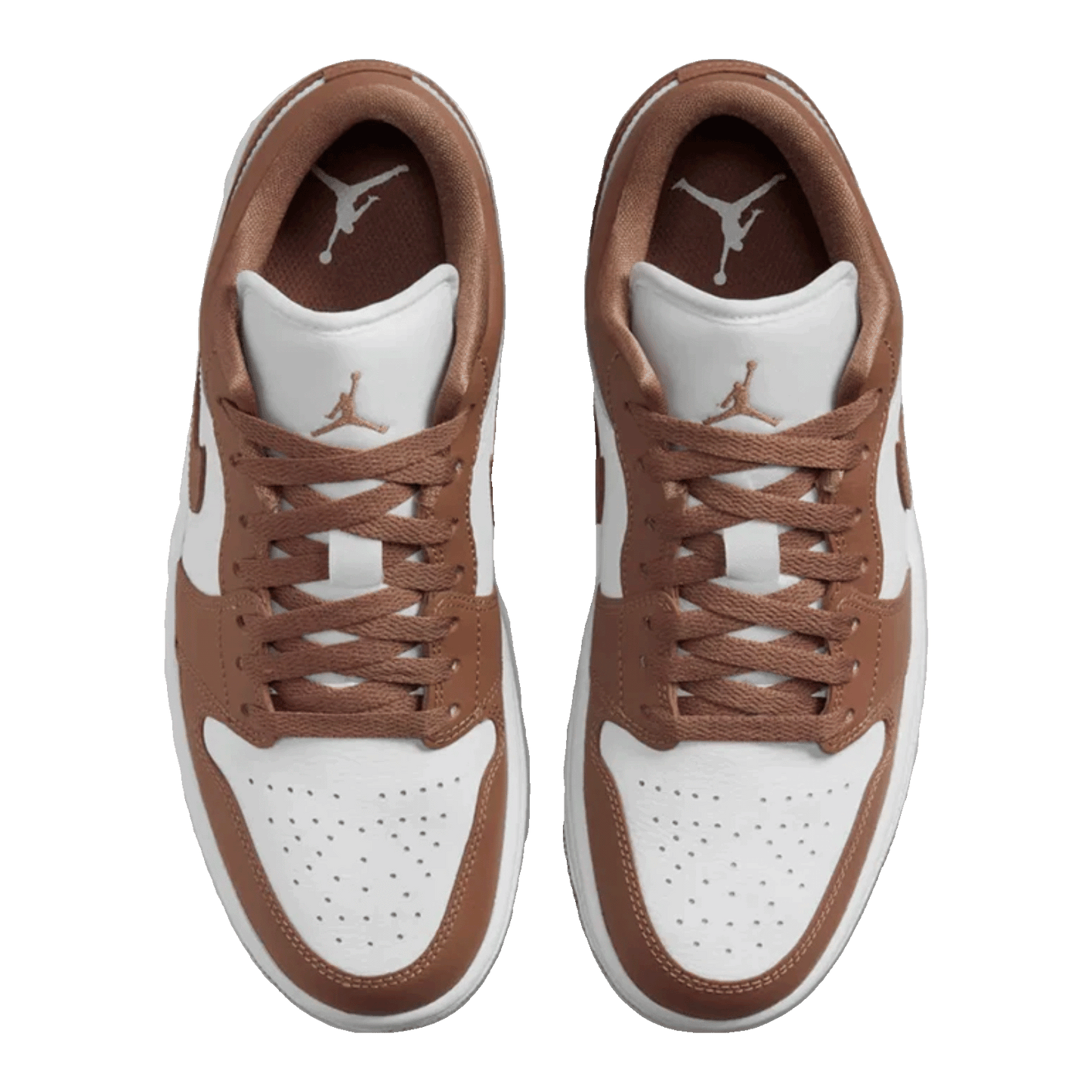 Nike Air Jordan 1 Low Archaeo Brown White (W) Oben