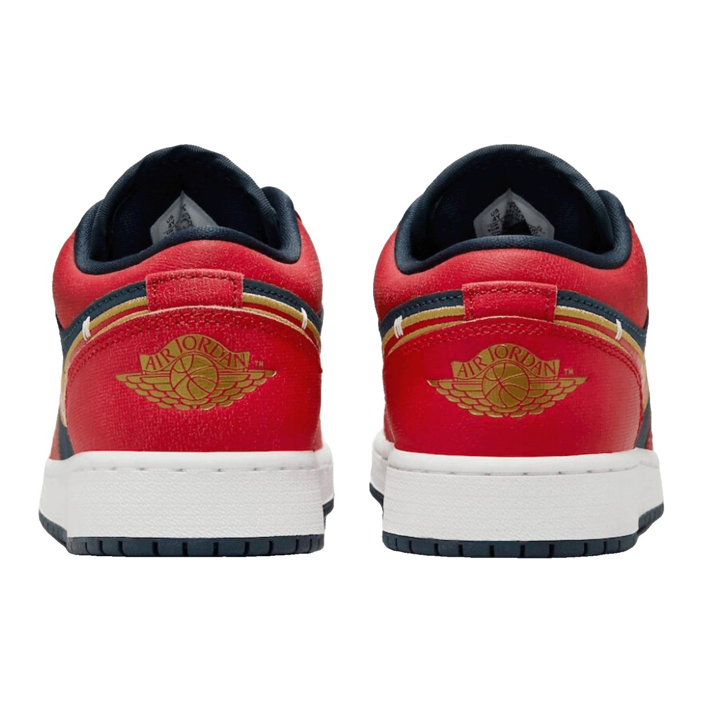 Nike Air Jordan 1 Low Armory Navy Sport Red (GS) Back