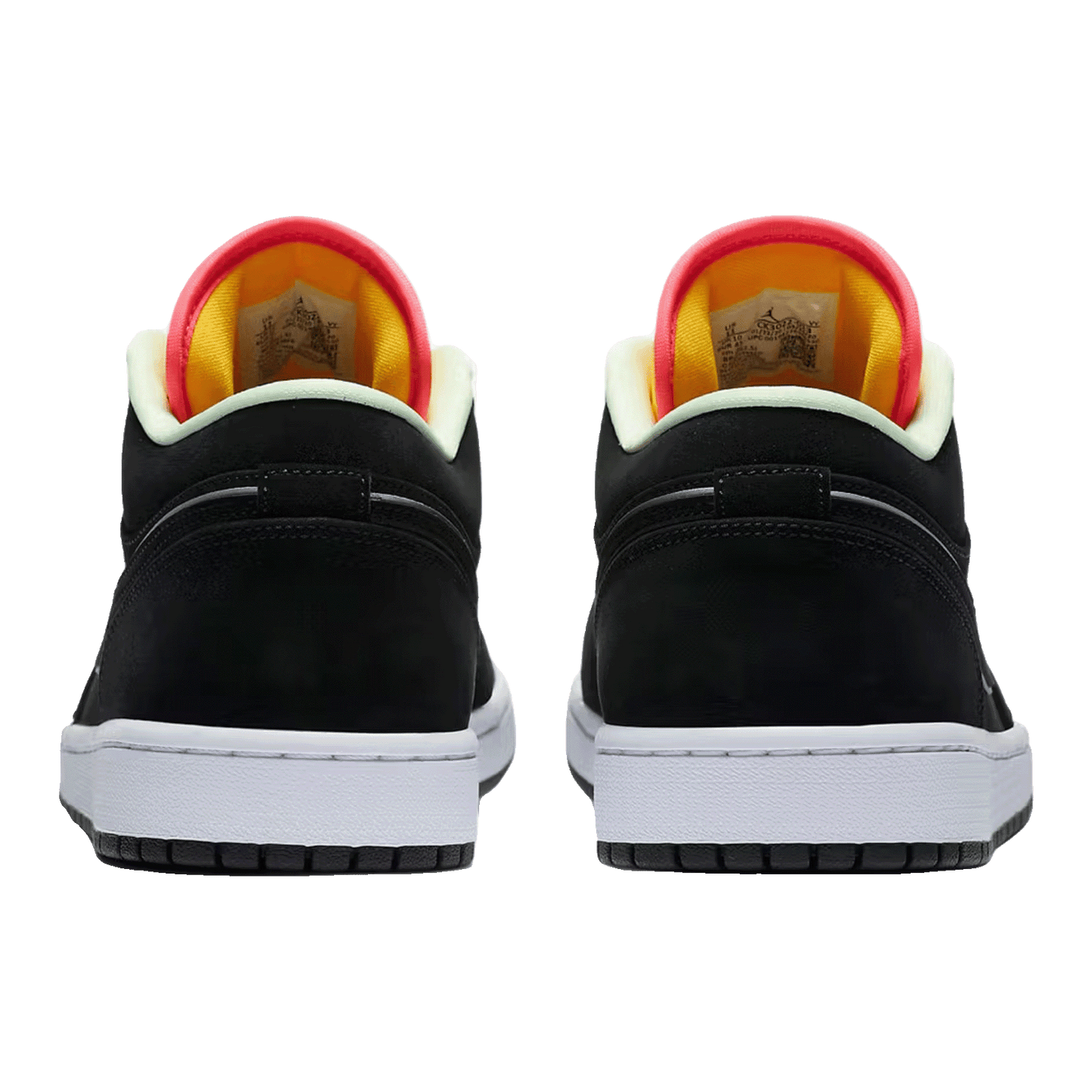 Nike Air Jordan 1 Low Black Aurora Green Laser Orange Back