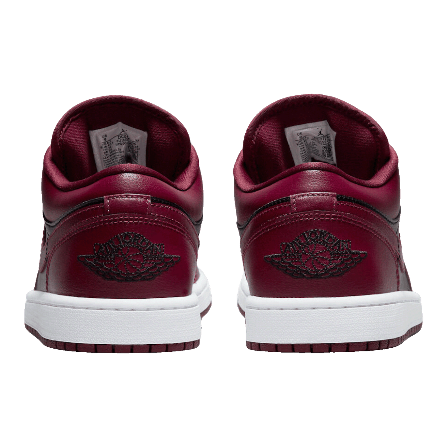 Nike Air Jordan 1 Low Black Dark Beetroot (W) Back
