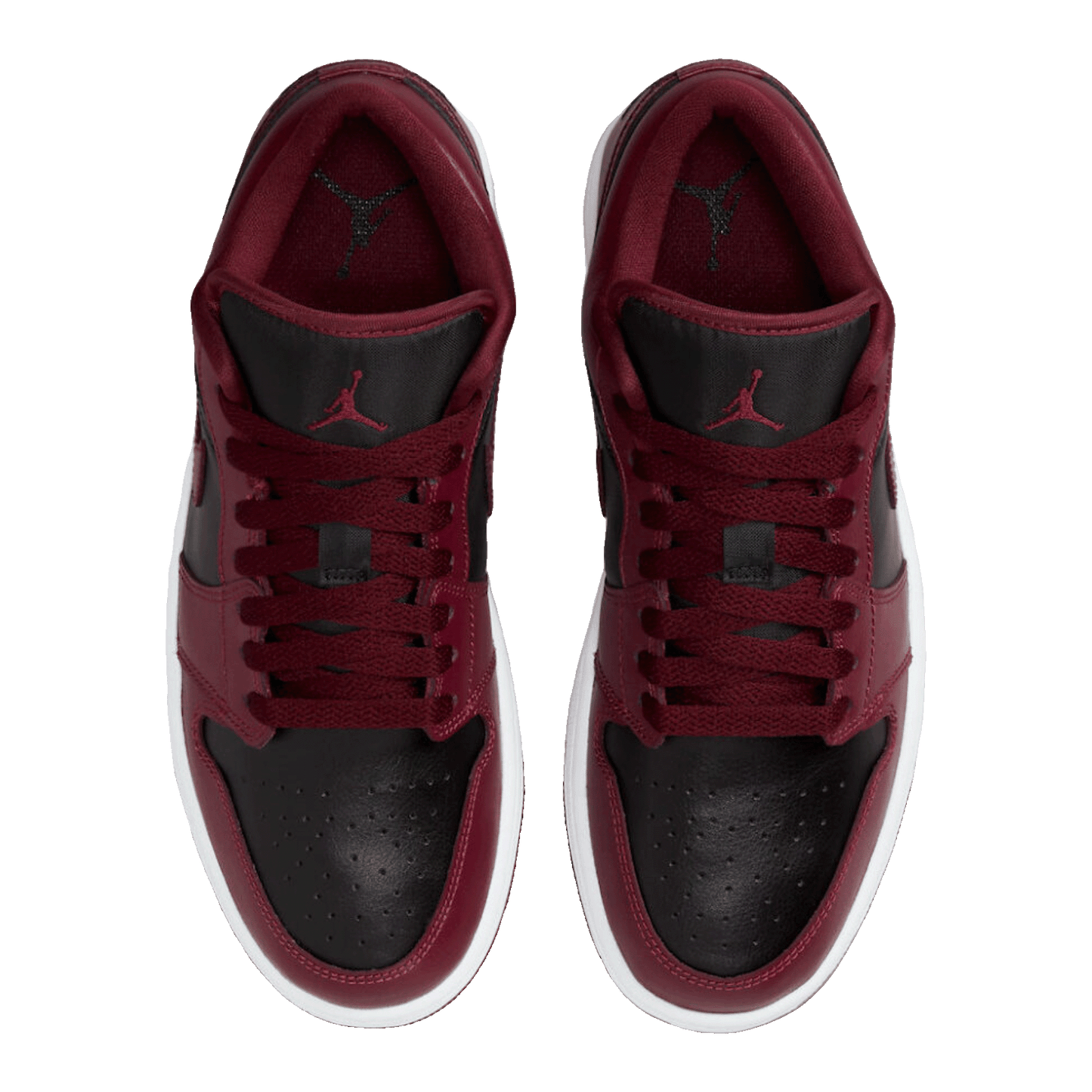 Nike Air Jordan 1 Low Black Dark Beetroot (W) Oben