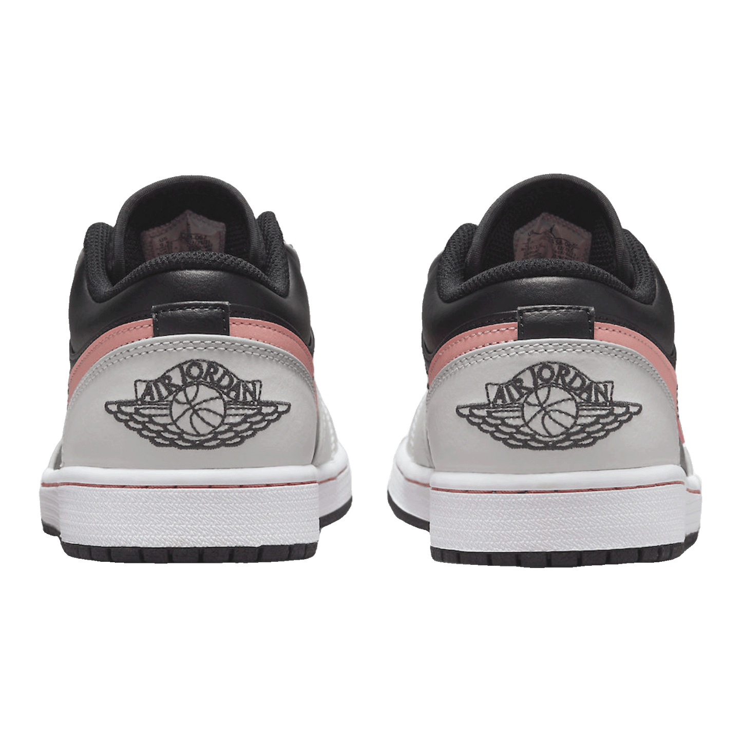 Nike Air Jordan 1 Low Black Grey Pink Back
