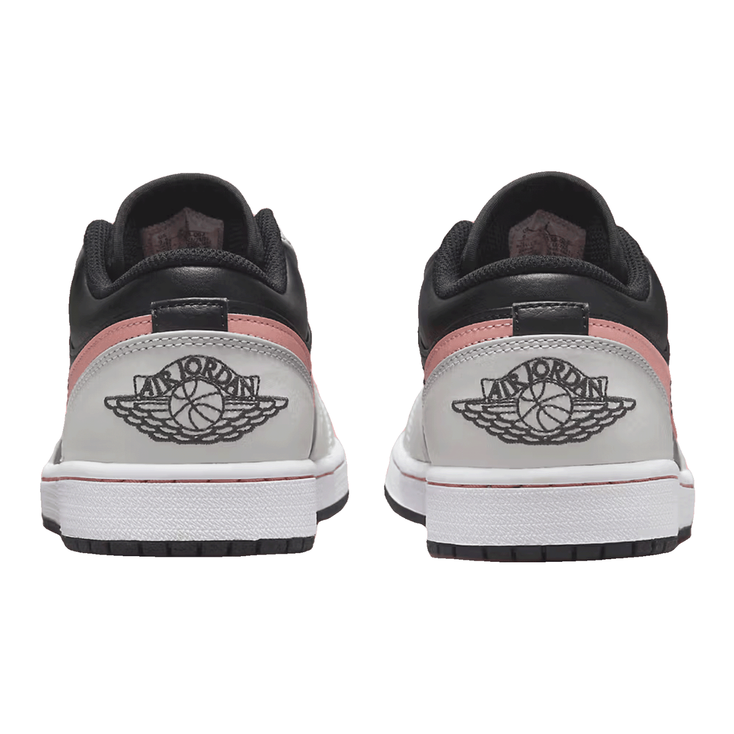 Nike Air Jordan 1 Low Black Grey Pink (GS) Back