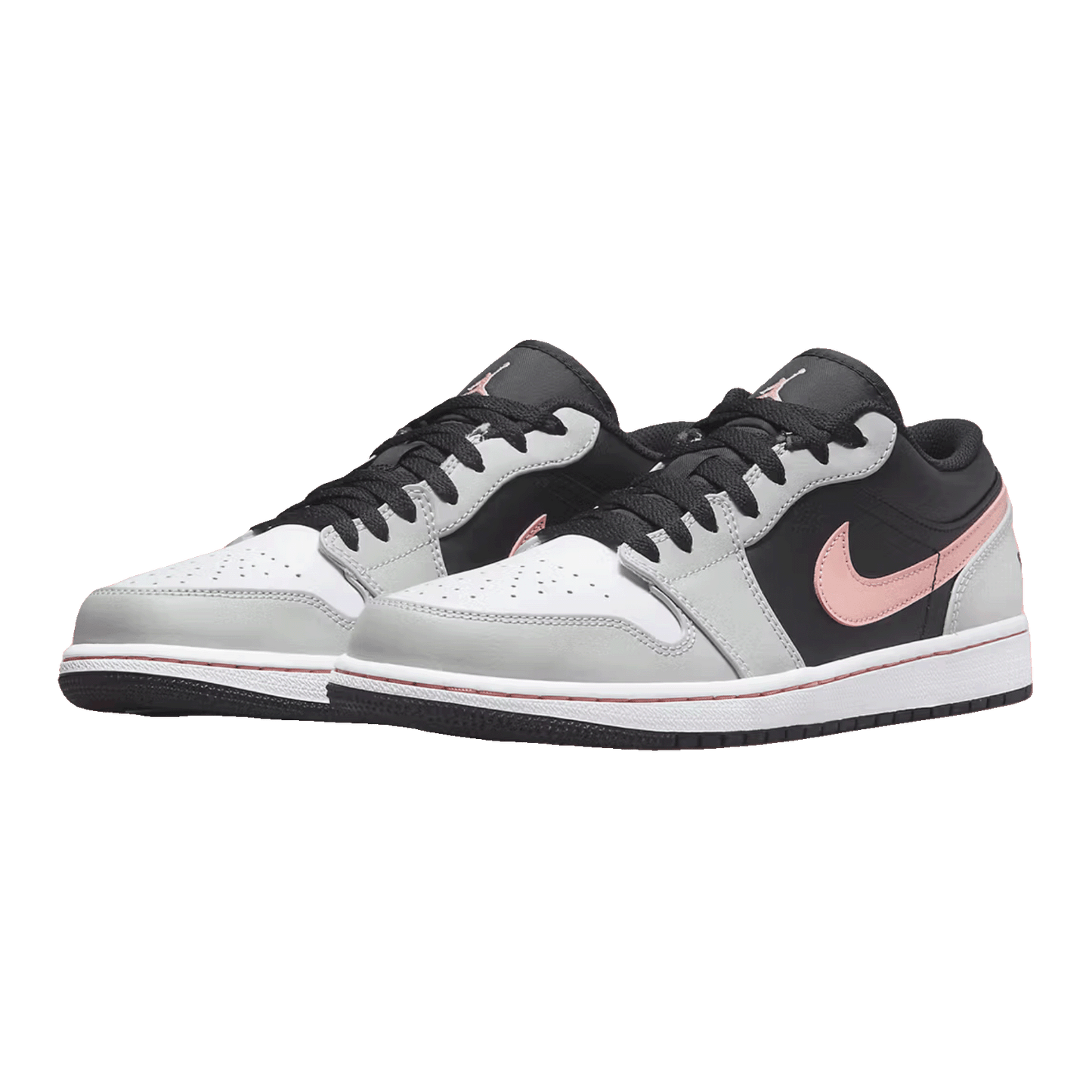 Nike Air Jordan 1 Low Black Grey Pink (GS) Side