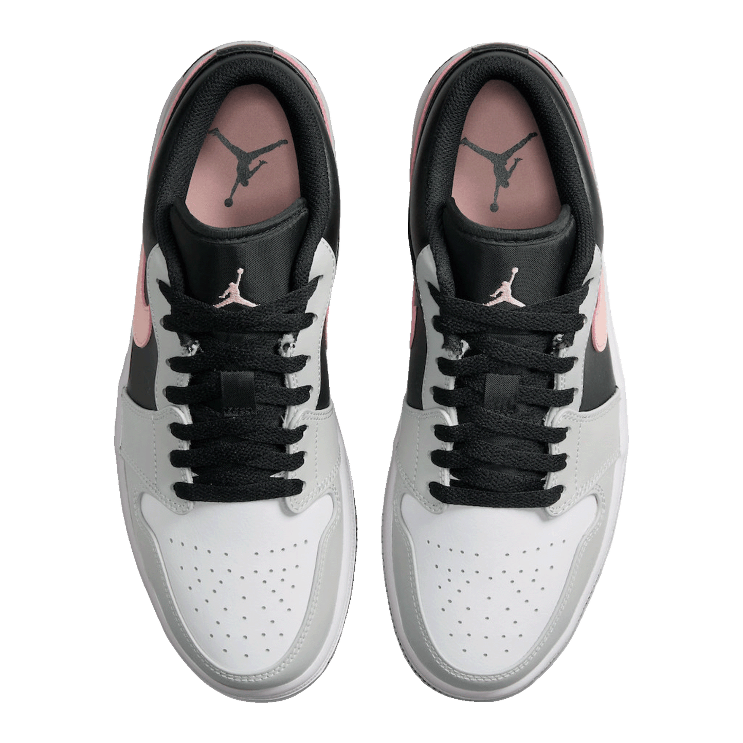 Nike Air Jordan 1 Low Black Grey Pink Oben
